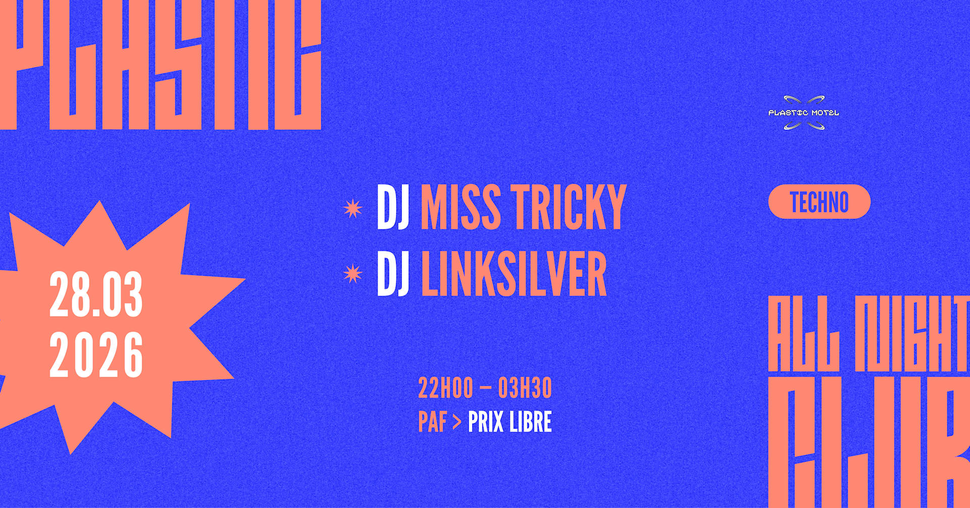 Plastic Club W/ Miss Tricky, Linksilver Cover