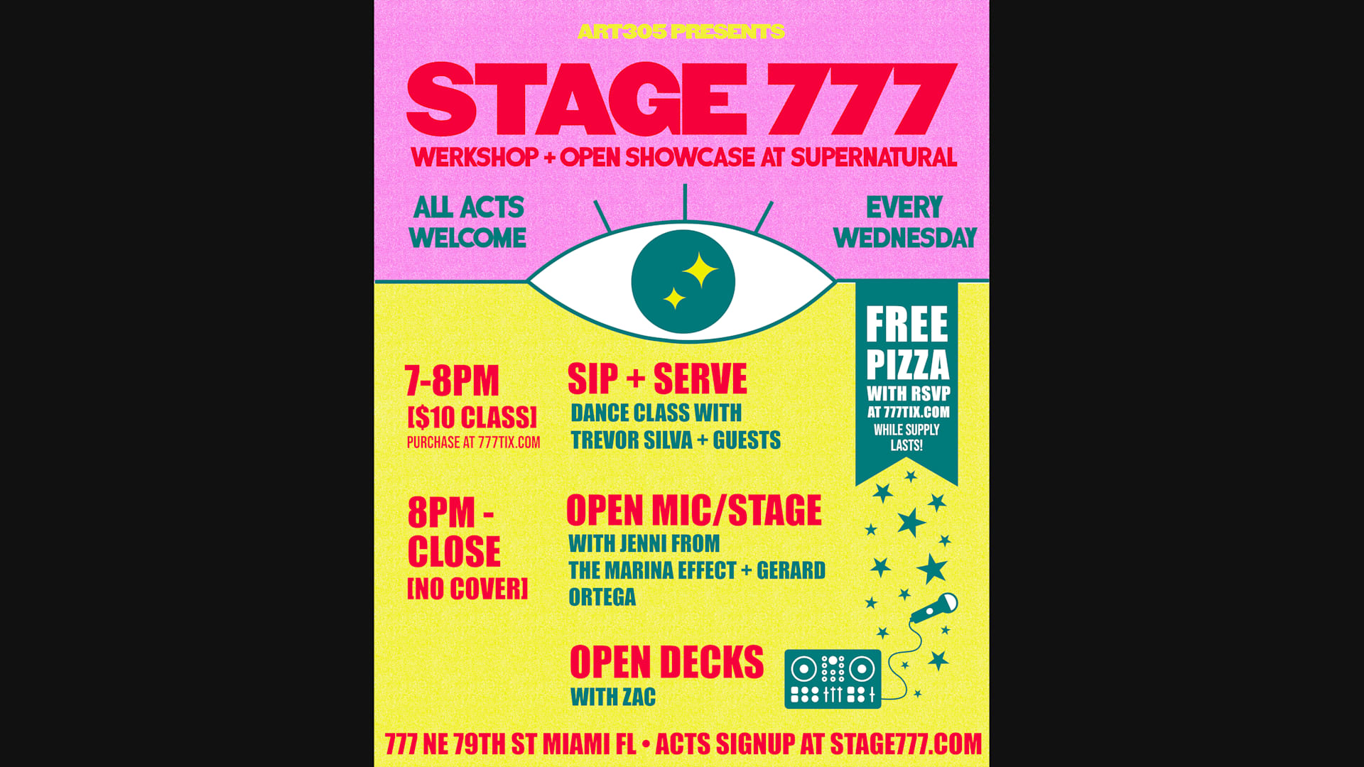Stage 777: Werkshop + Open Showcase Cover
