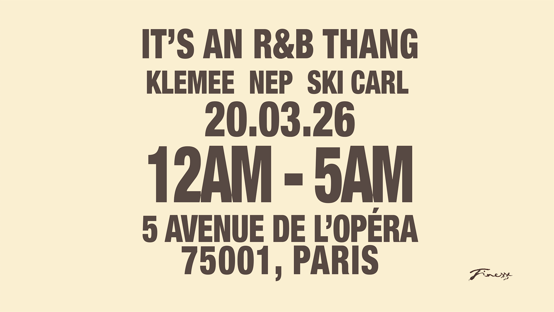 Finesse - R&B Party Cover