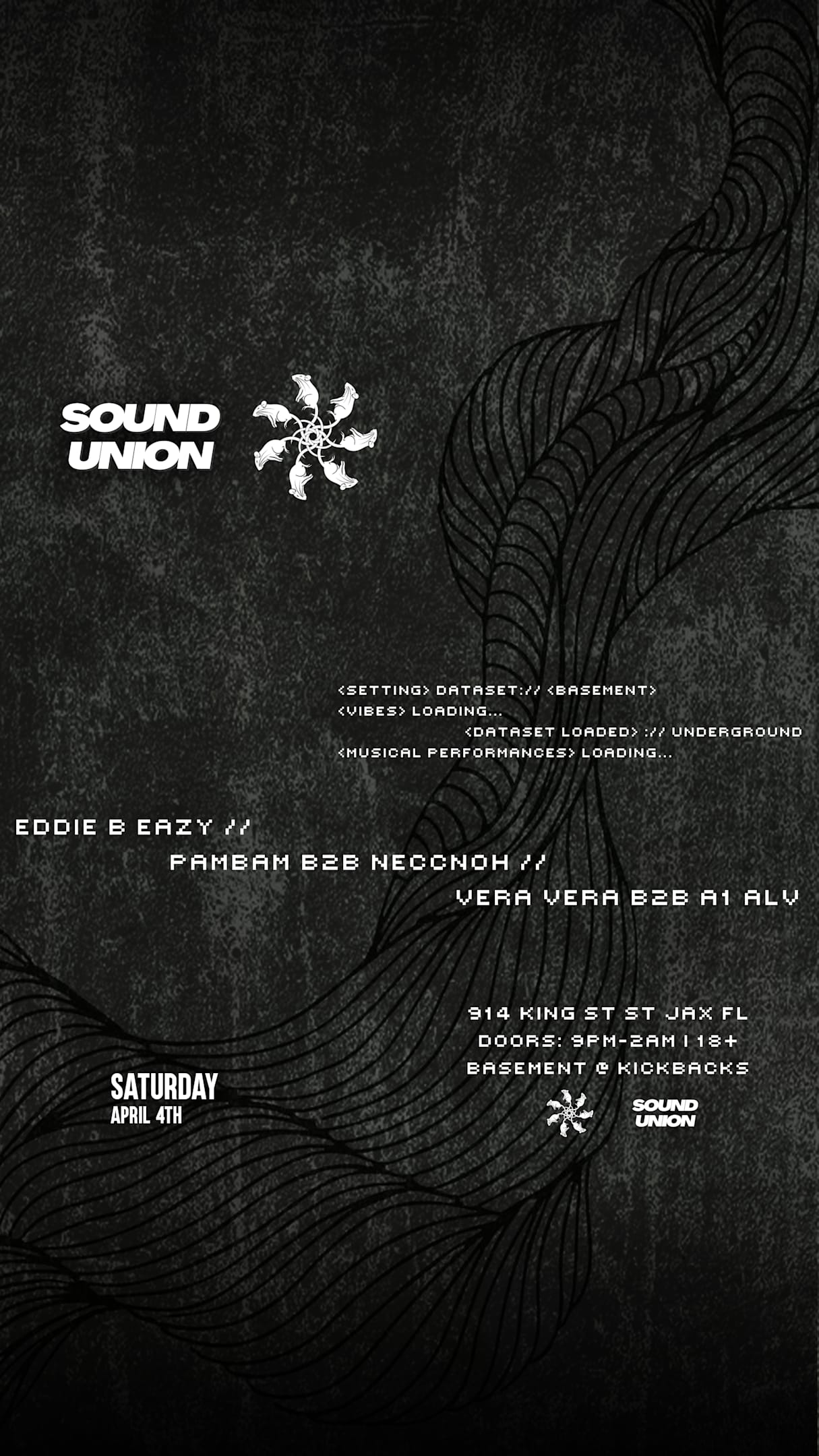 Basement Techno Party Cover