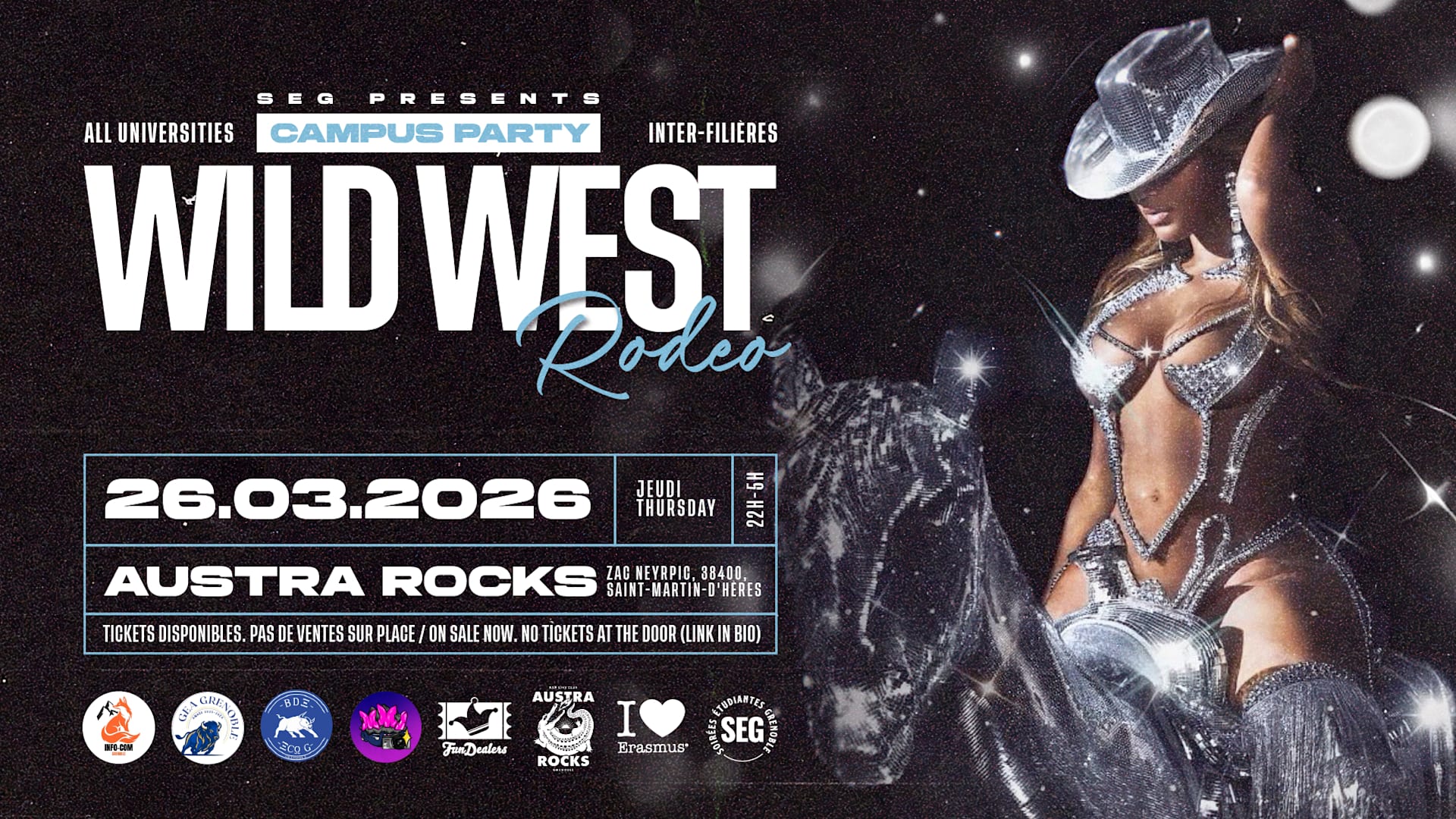 Campus Party - Wild West Rodeo @ Austra Rocks Cover