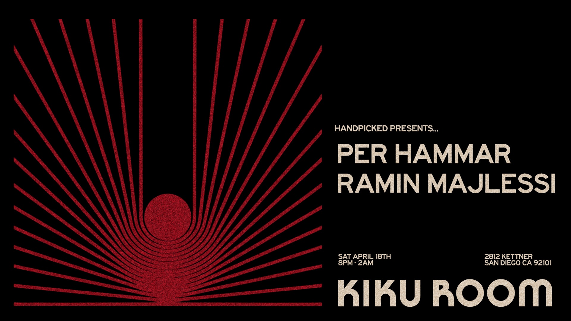 Handpicked Presents..Per Hammar + Ramin Majlessi Cover