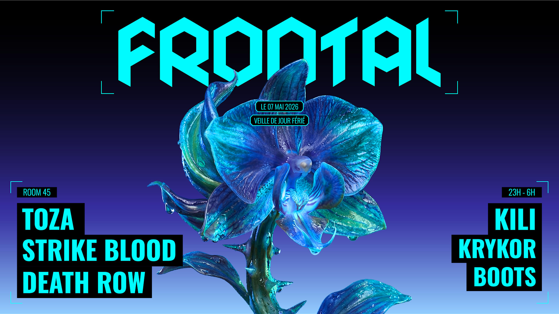 Frontal : Toza, Kili, Strike Blood... (Veille De Jour Férié) Cover