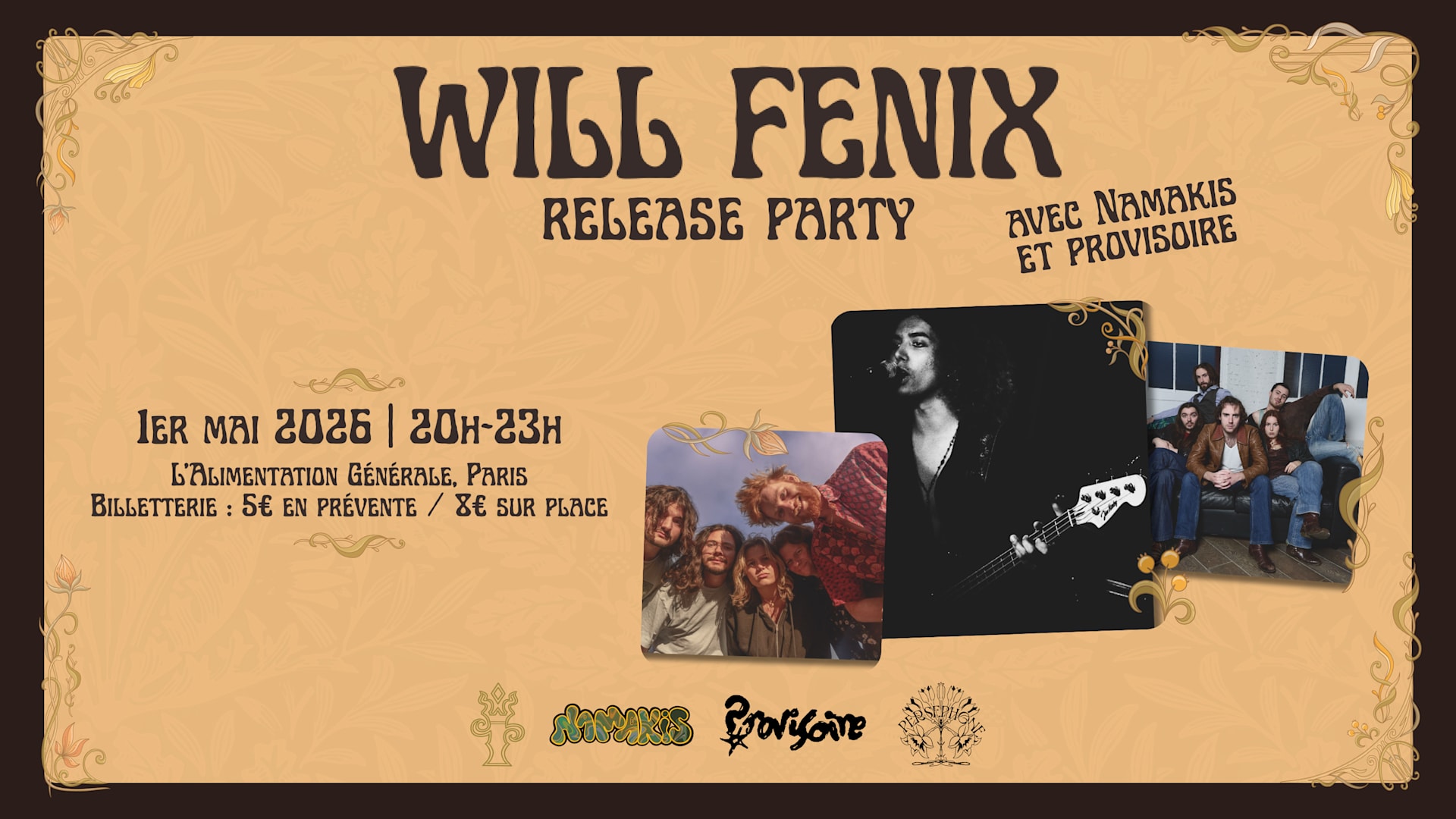 Will Fenix Release Party Cover