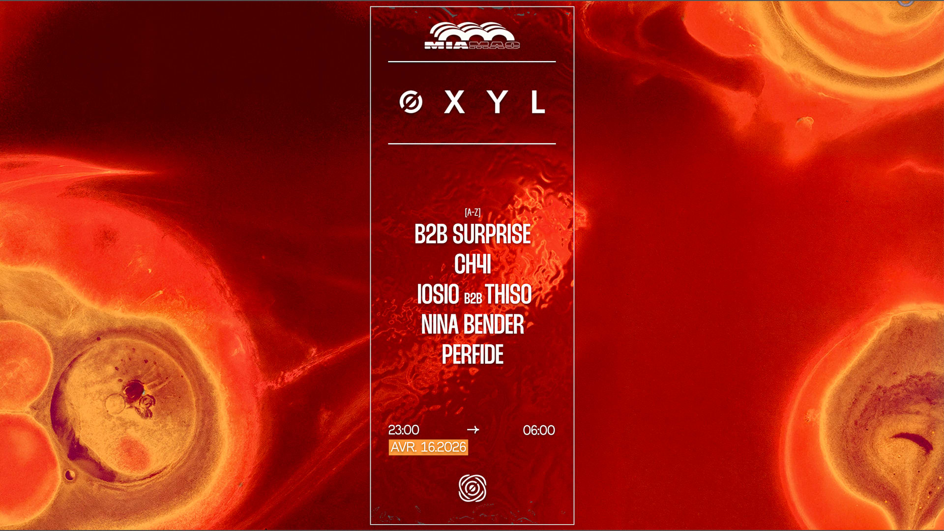 Øxyl : Nina Bender, Iosio B2b Thiso, Ch4i, Perfide & More Cover