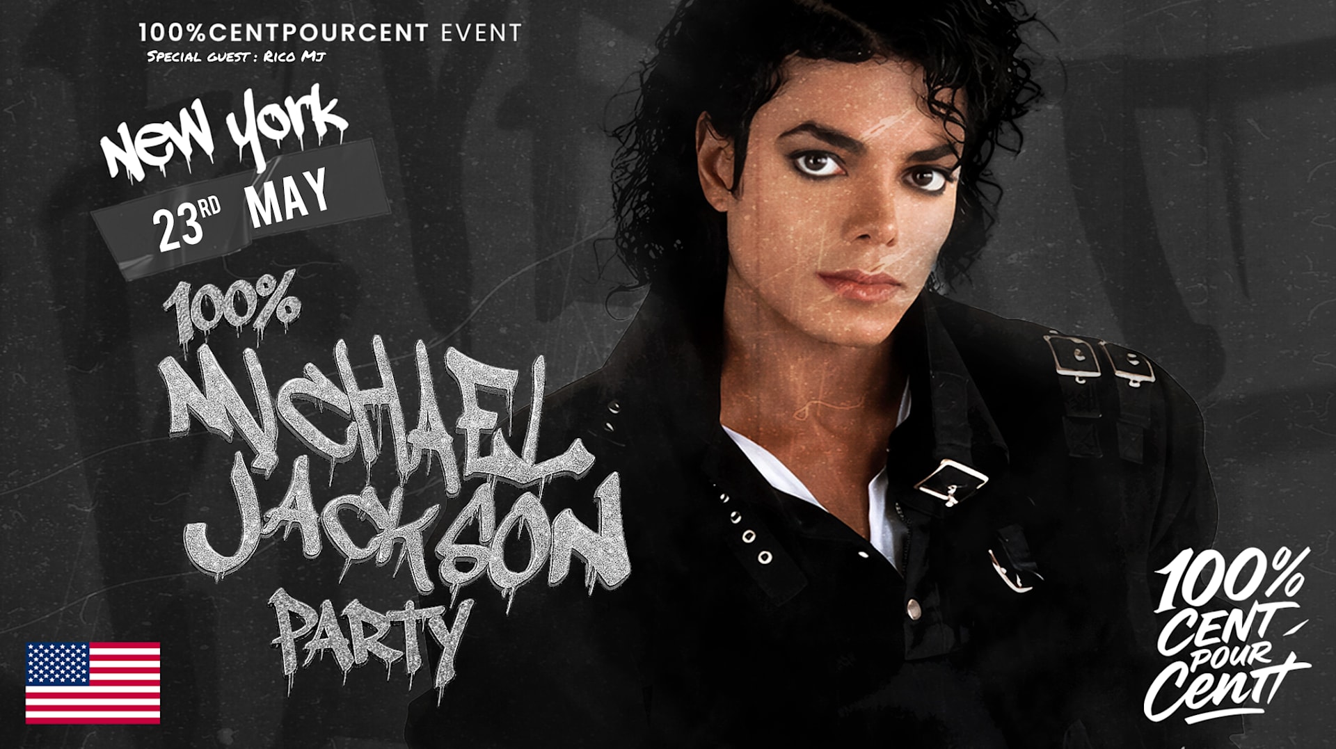 100% Michael Jackson Party !! (New York) Cover