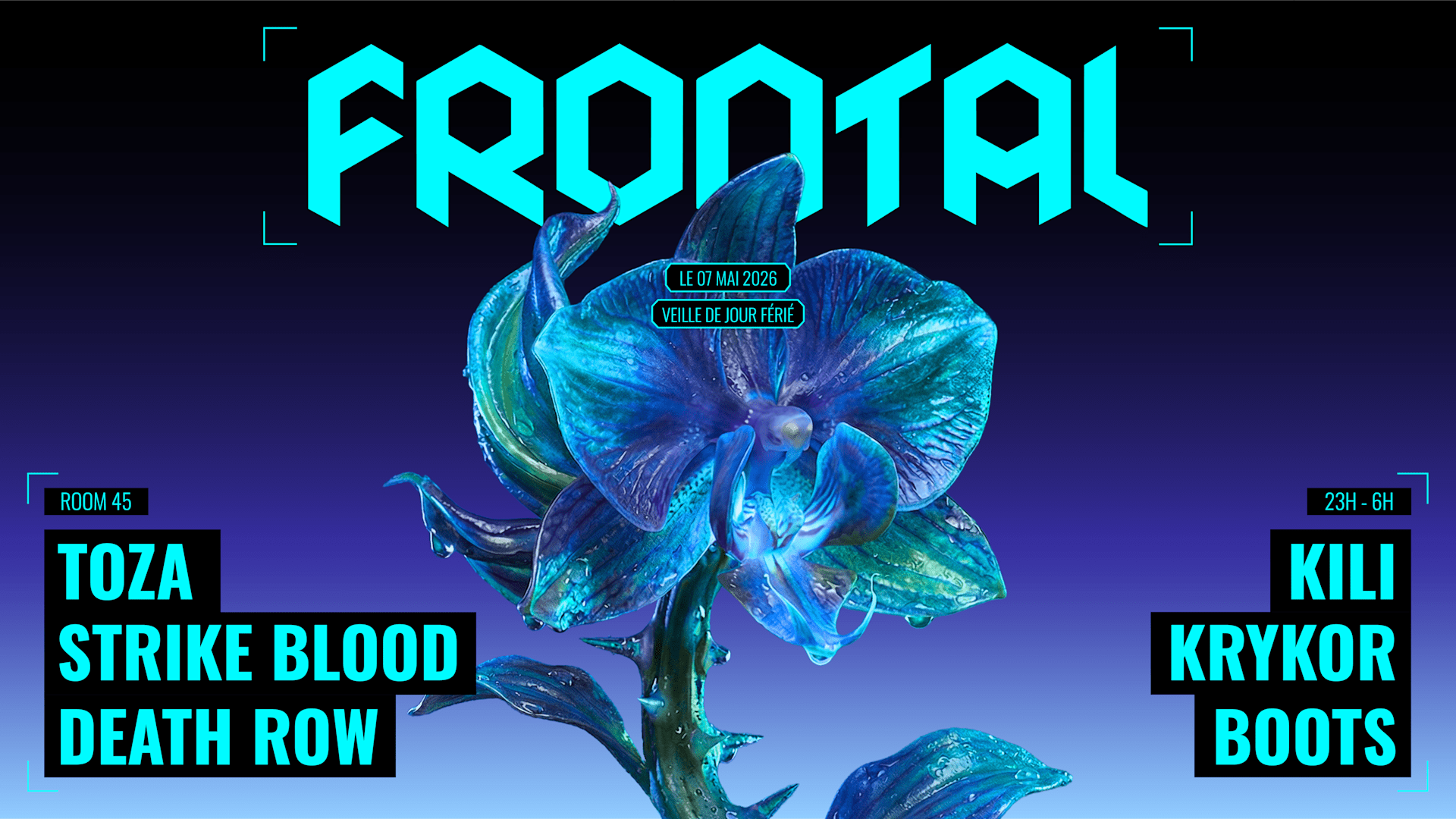 Frontal : Toza, Kili, Strike Blood... (Veille De Jour Férié) Cover