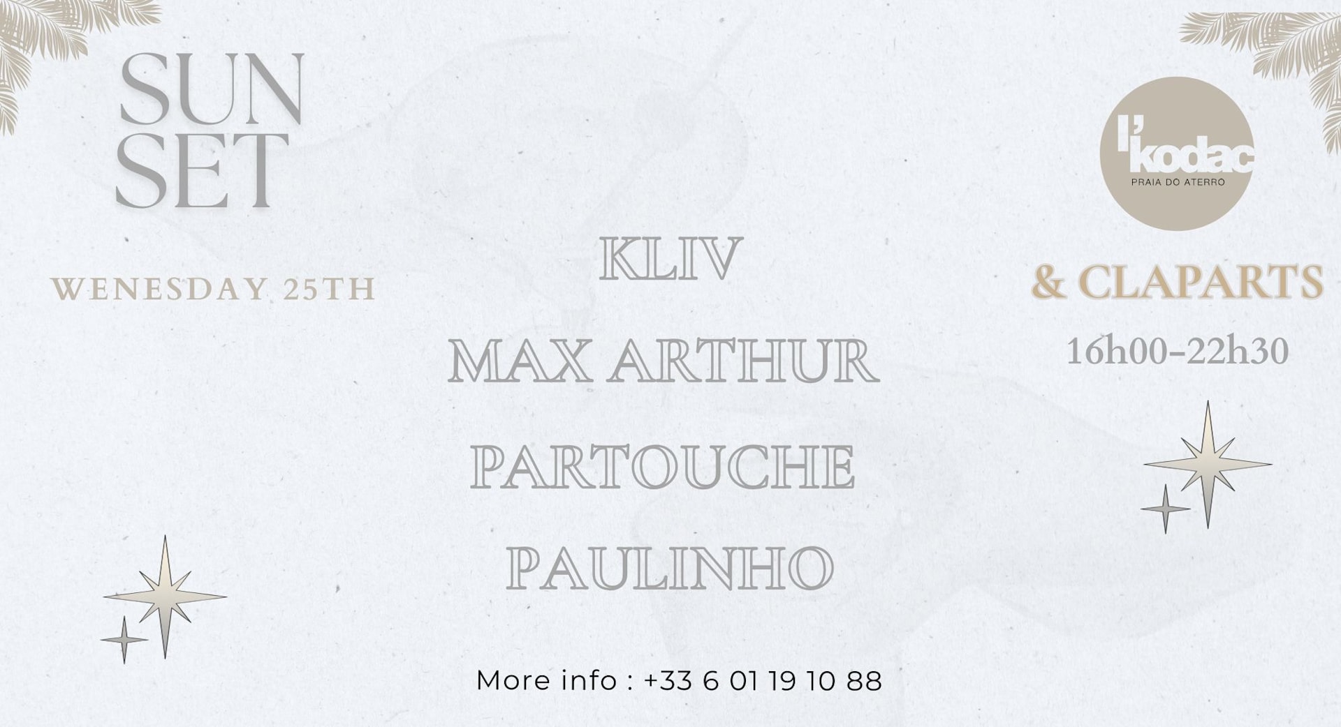 Sunset & Claparts 25th Cover