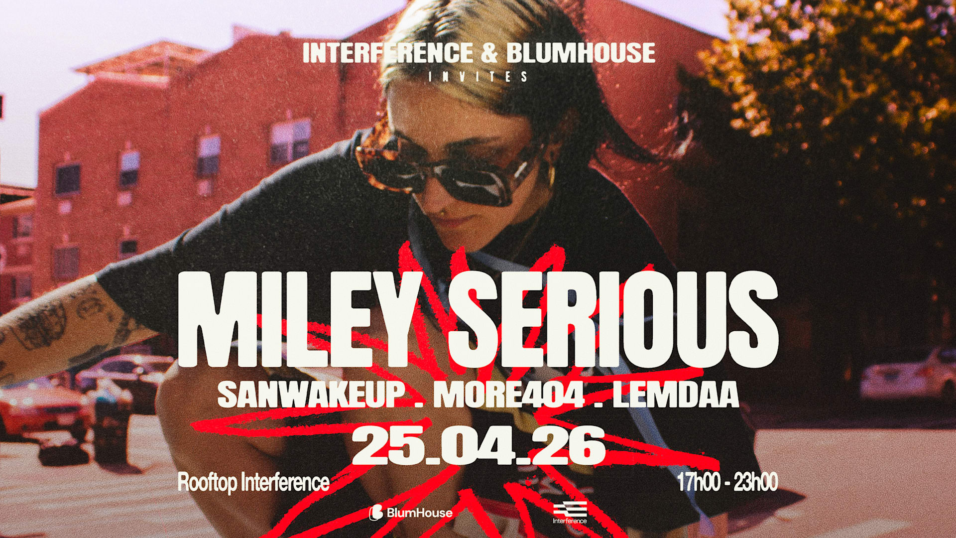 Miley Serious — Rooftop Interference Cover