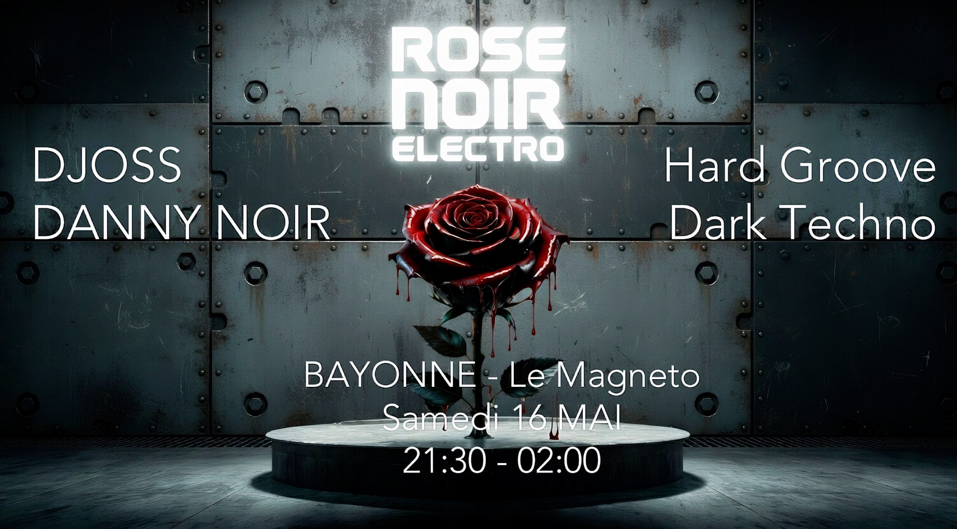 Rose Noir Electro / Dark Techno Cover