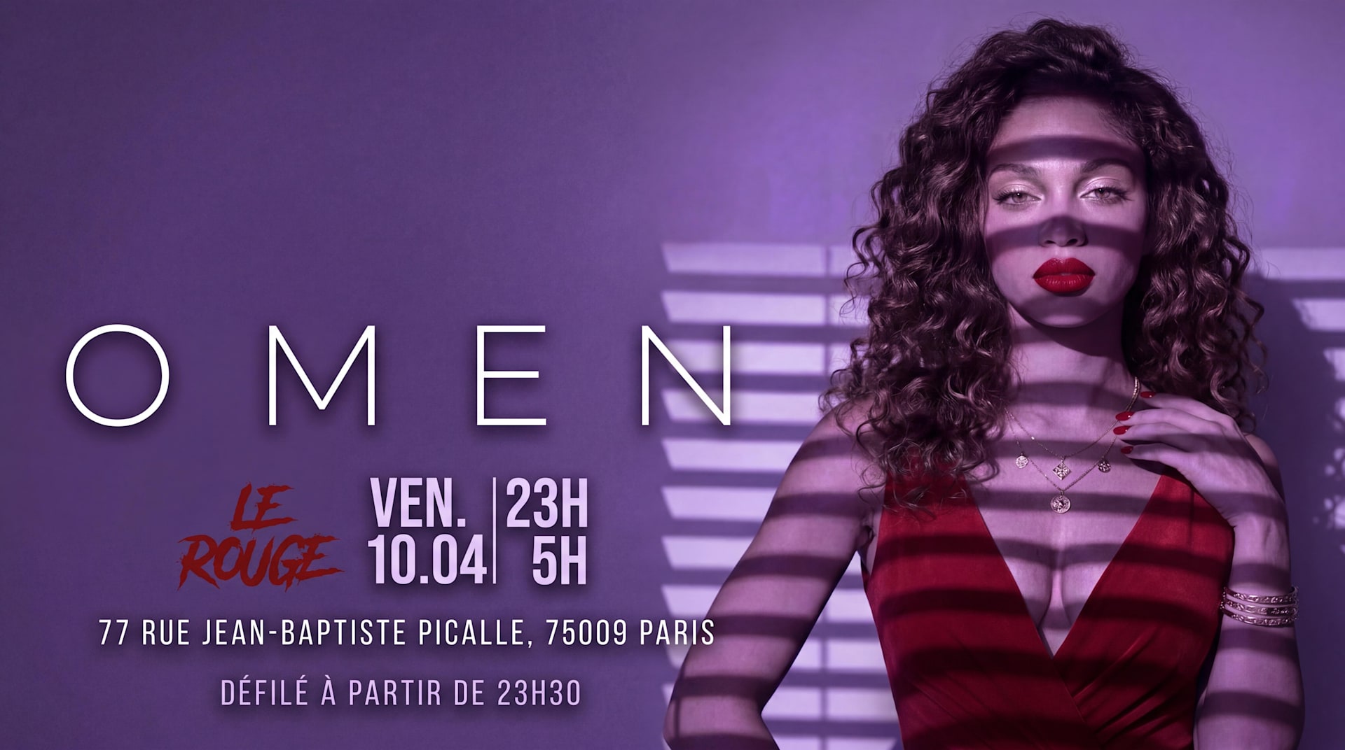 Omen - Vendredi 10 Avril - Le Rouge Pigalle Cover
