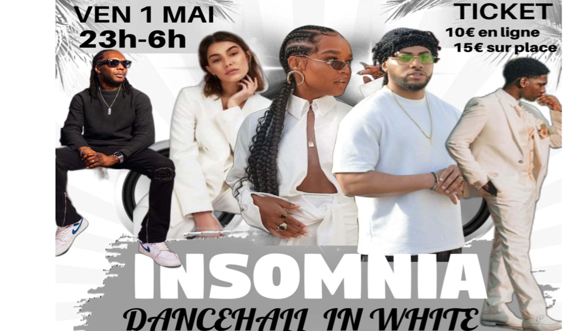 Insomnia: Paris All White Party Cover