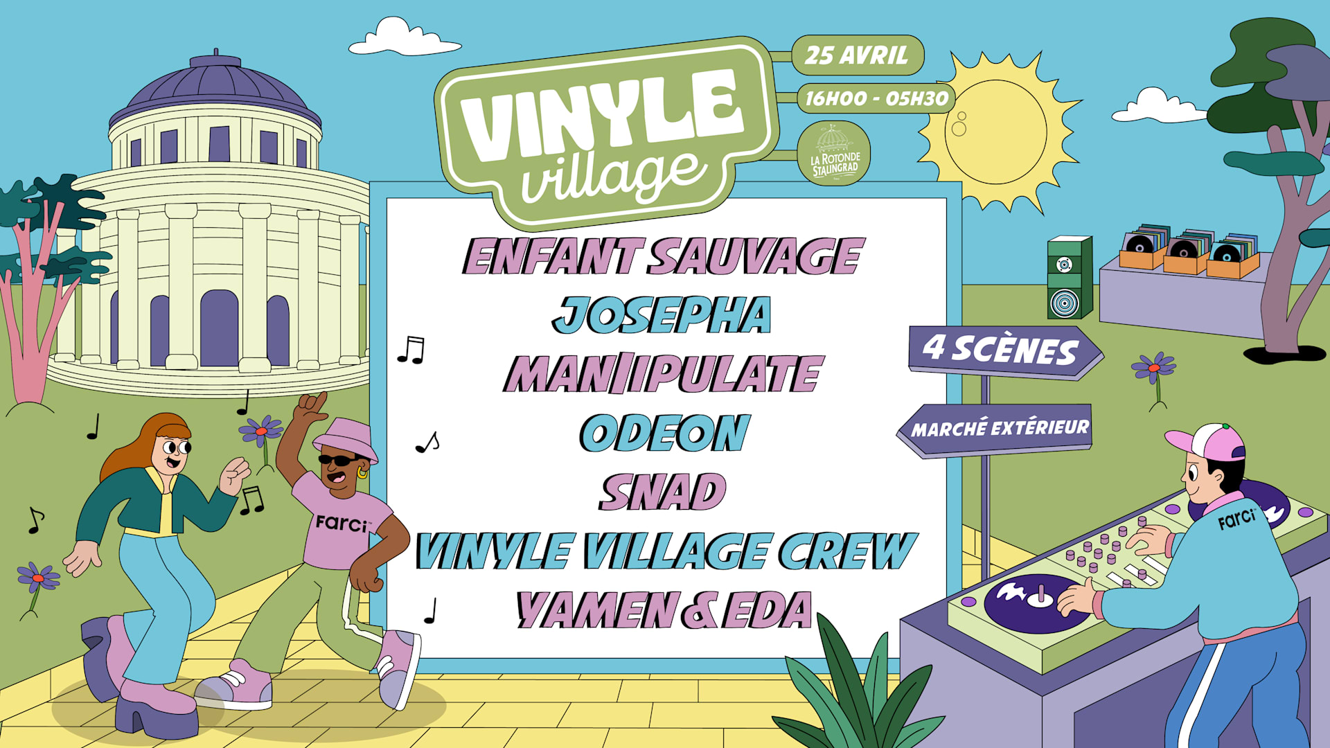 Vinyle Village - Open Air Xxl: Man/Ipulate, Yamen & Eda, Etc Cover