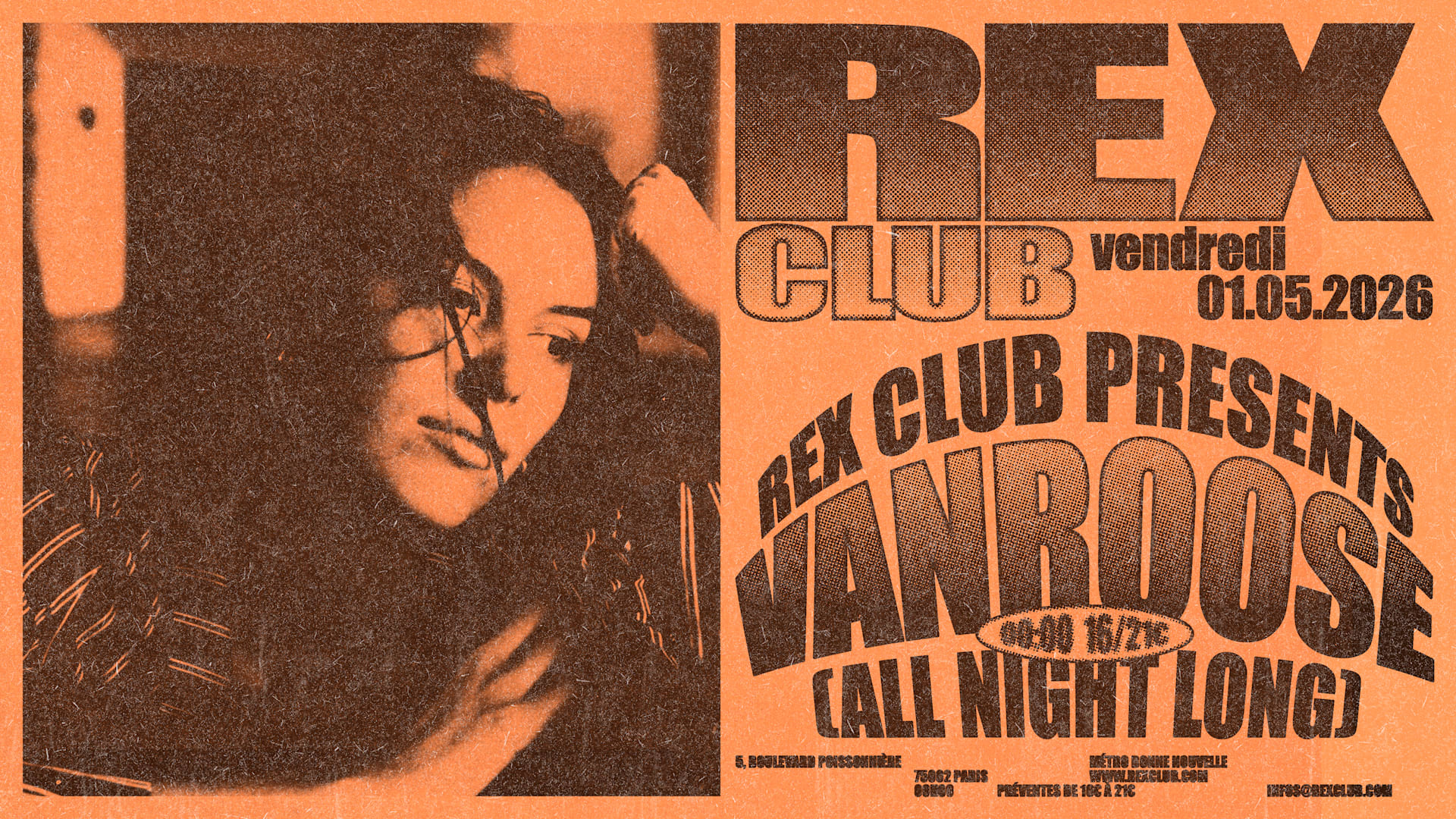 Rex Club Presents: Vanroose All Night Long Cover