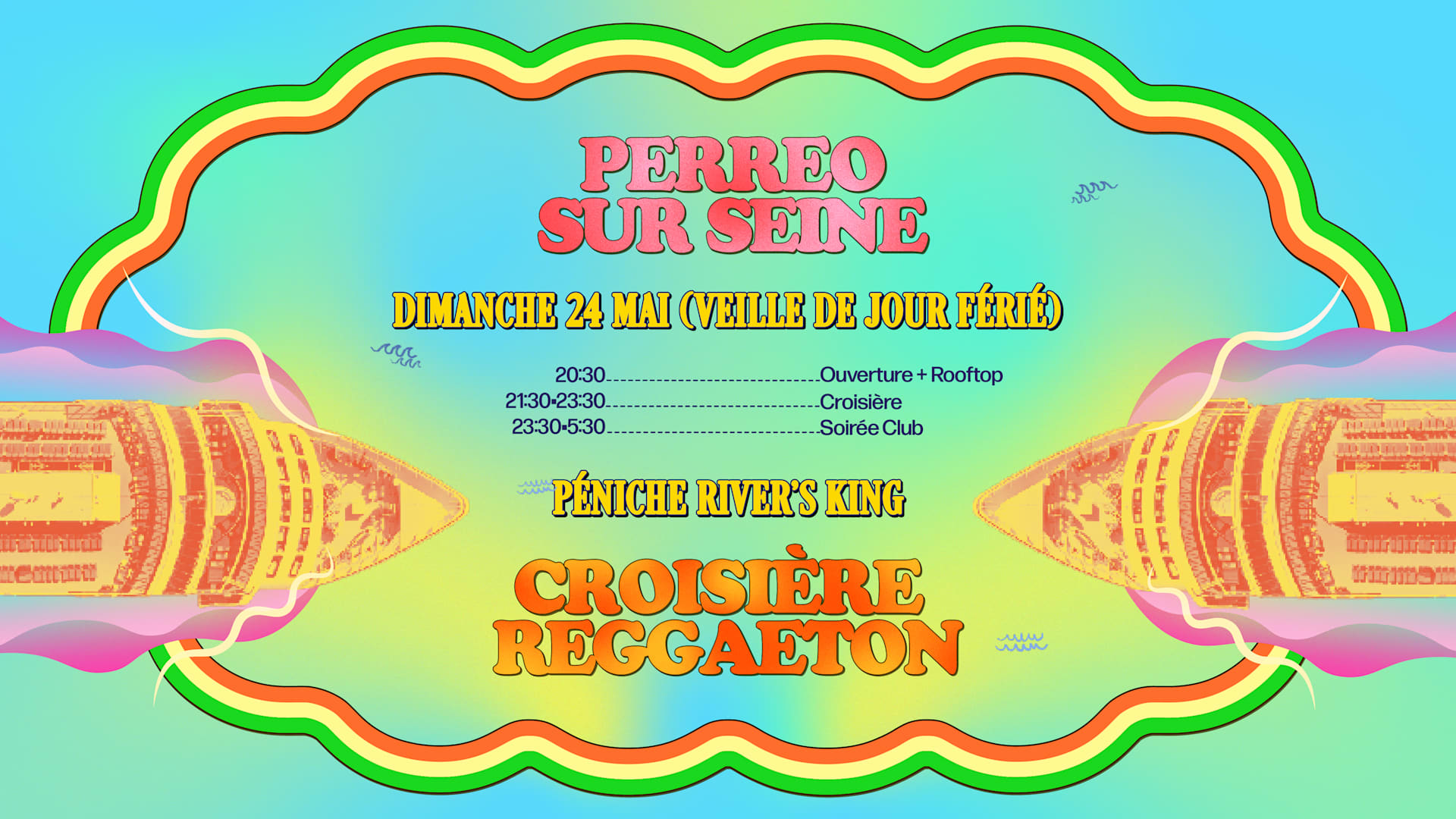 Perreo-Sur-Seine: Croisière Reggaeton (Veille De Jour Férié) Cover