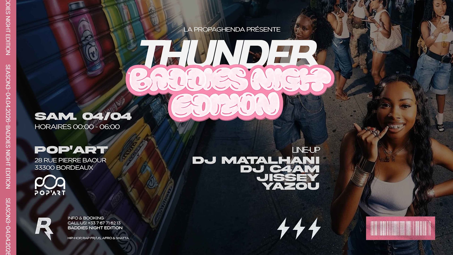 Thunder | 04/04 | Pop’Art Édition Baddies Night Cover