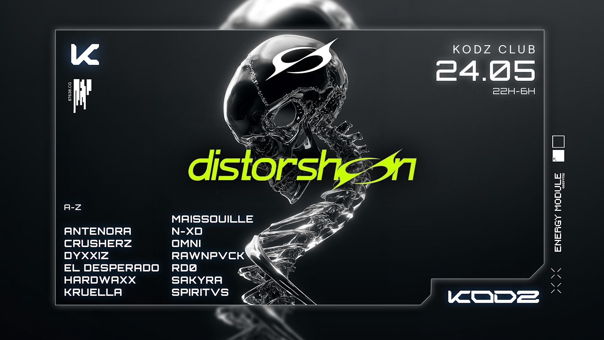 Kodz X Dystorshøn : Rdø, El Desperado, Maissouille & More Cover