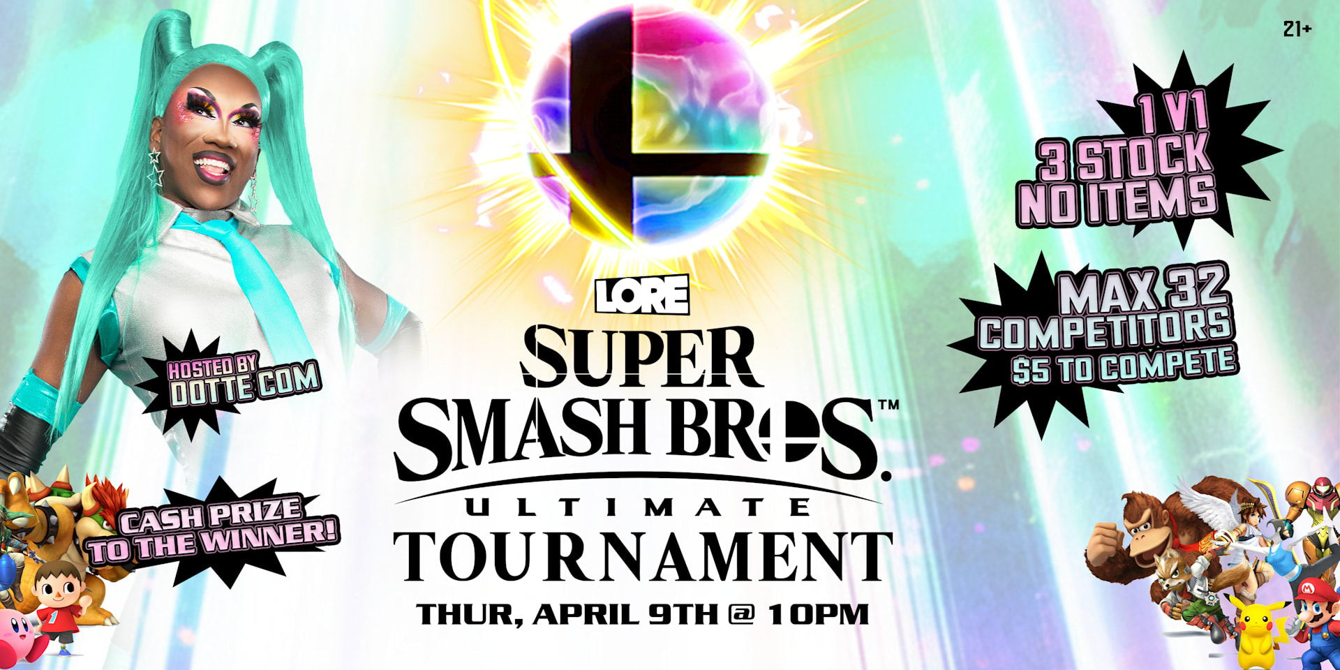 Super Smash Bros! Ultimate Tournament Cover