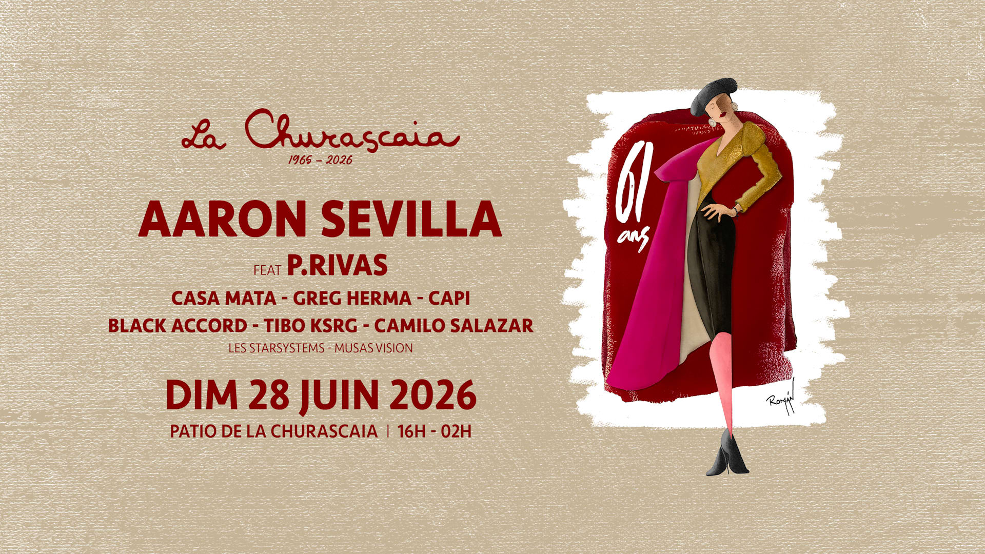 61 Ans - La Churascaia Cover