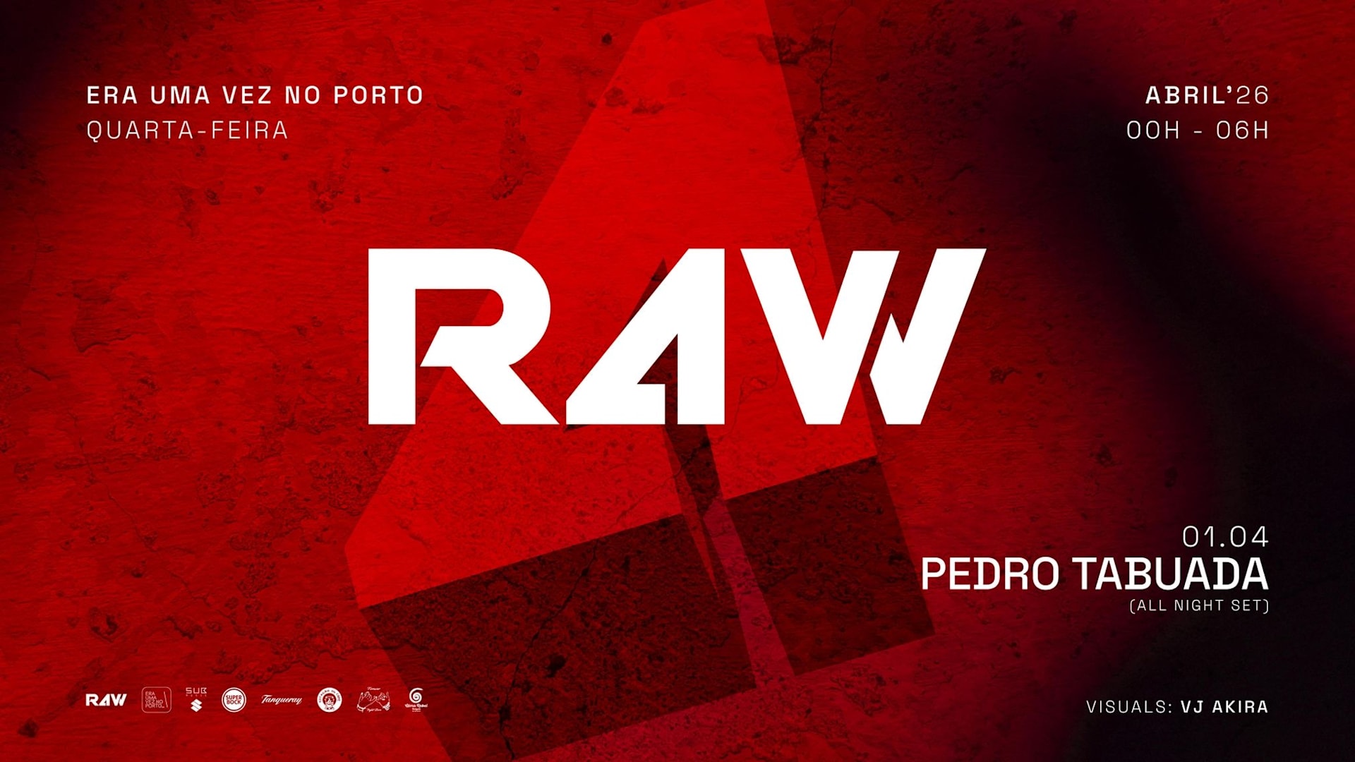 R4w / Pedro Tabuada “All Night Set” Cover