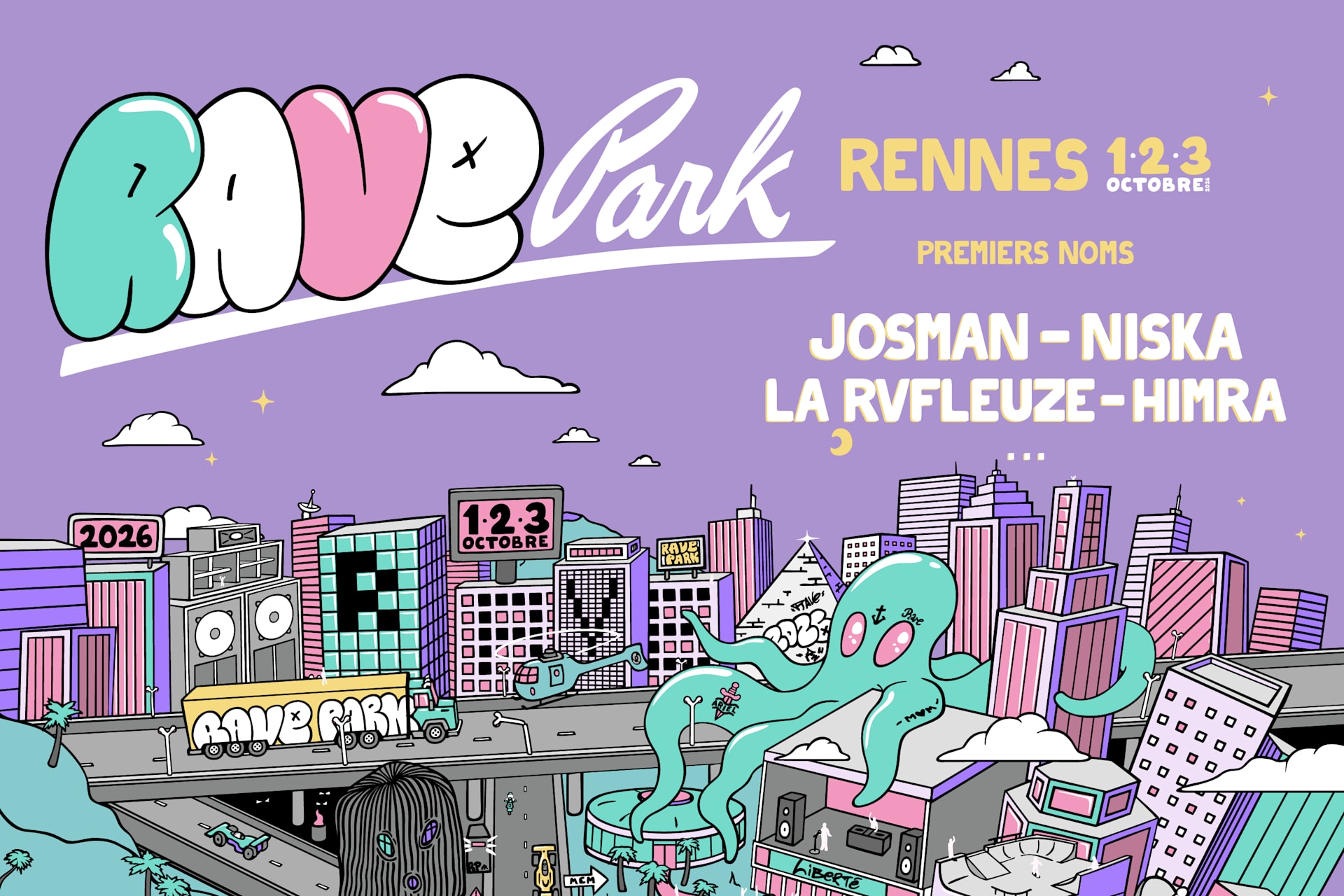 Rave Park 2026 @Liberté : Josman + Niska... Cover