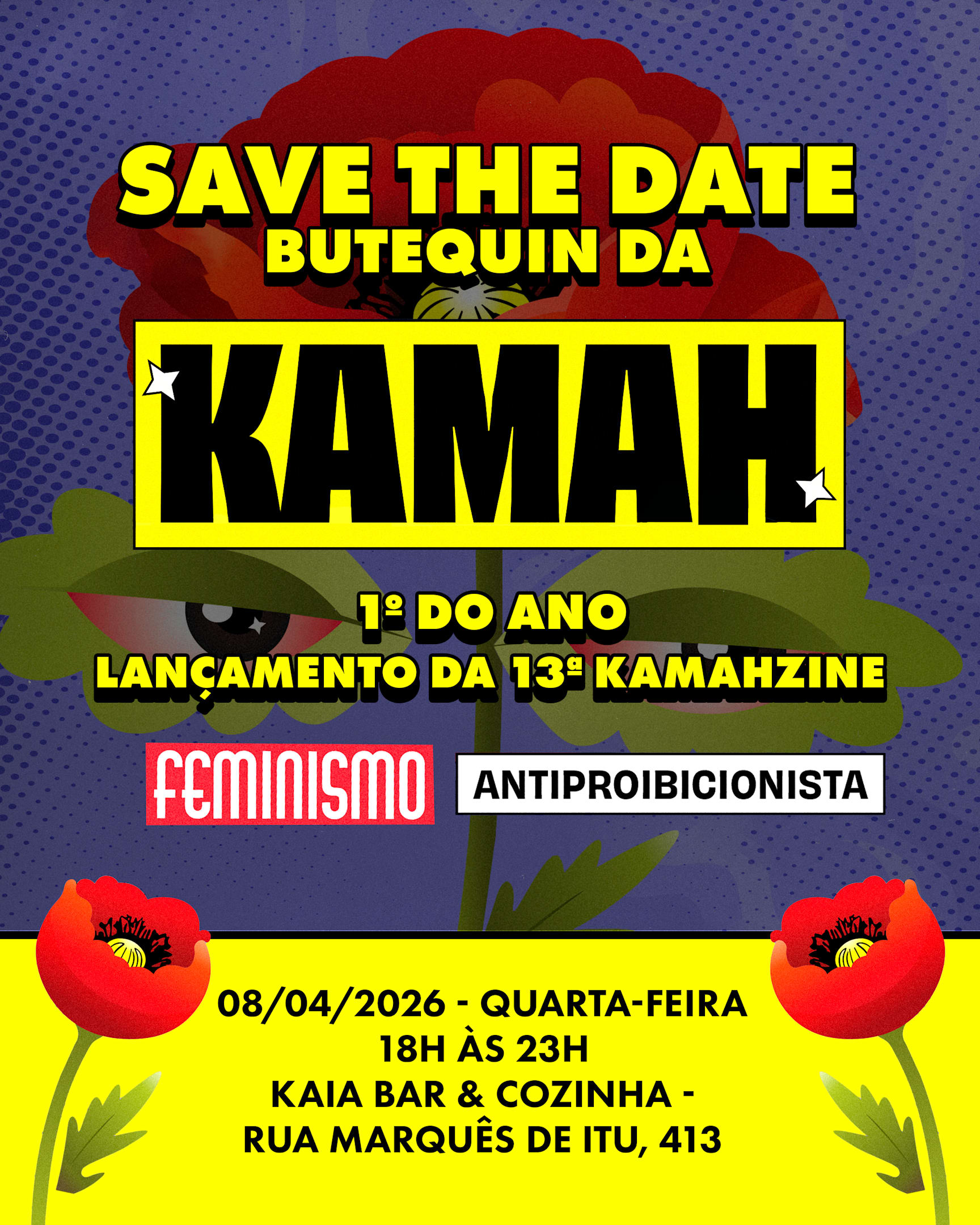 Butequin Da Kamah - Lançamento Zine #13 Cover