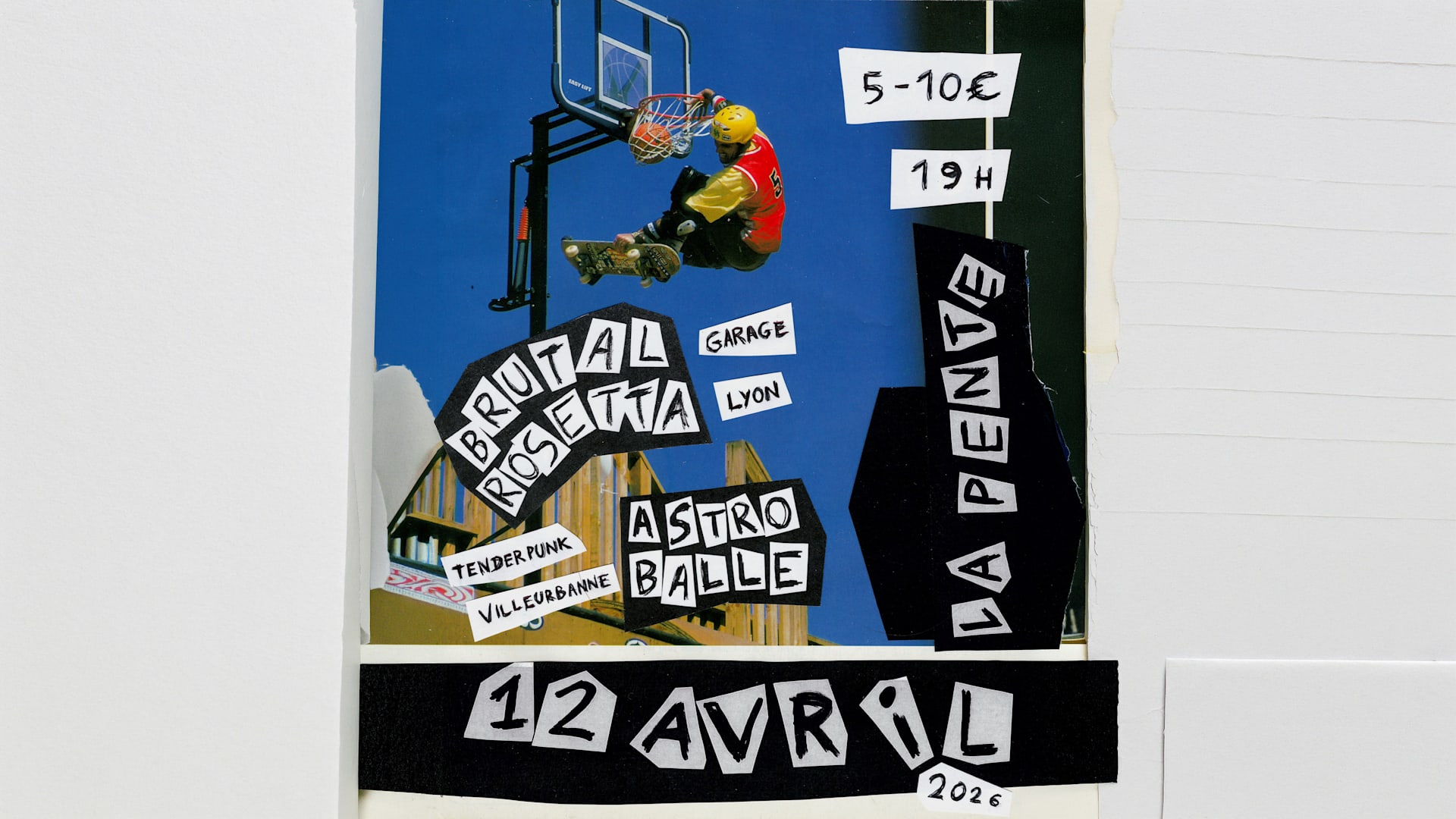 Concert : Brutal Rosetta & Astro Balle (Garage / Punk) Cover