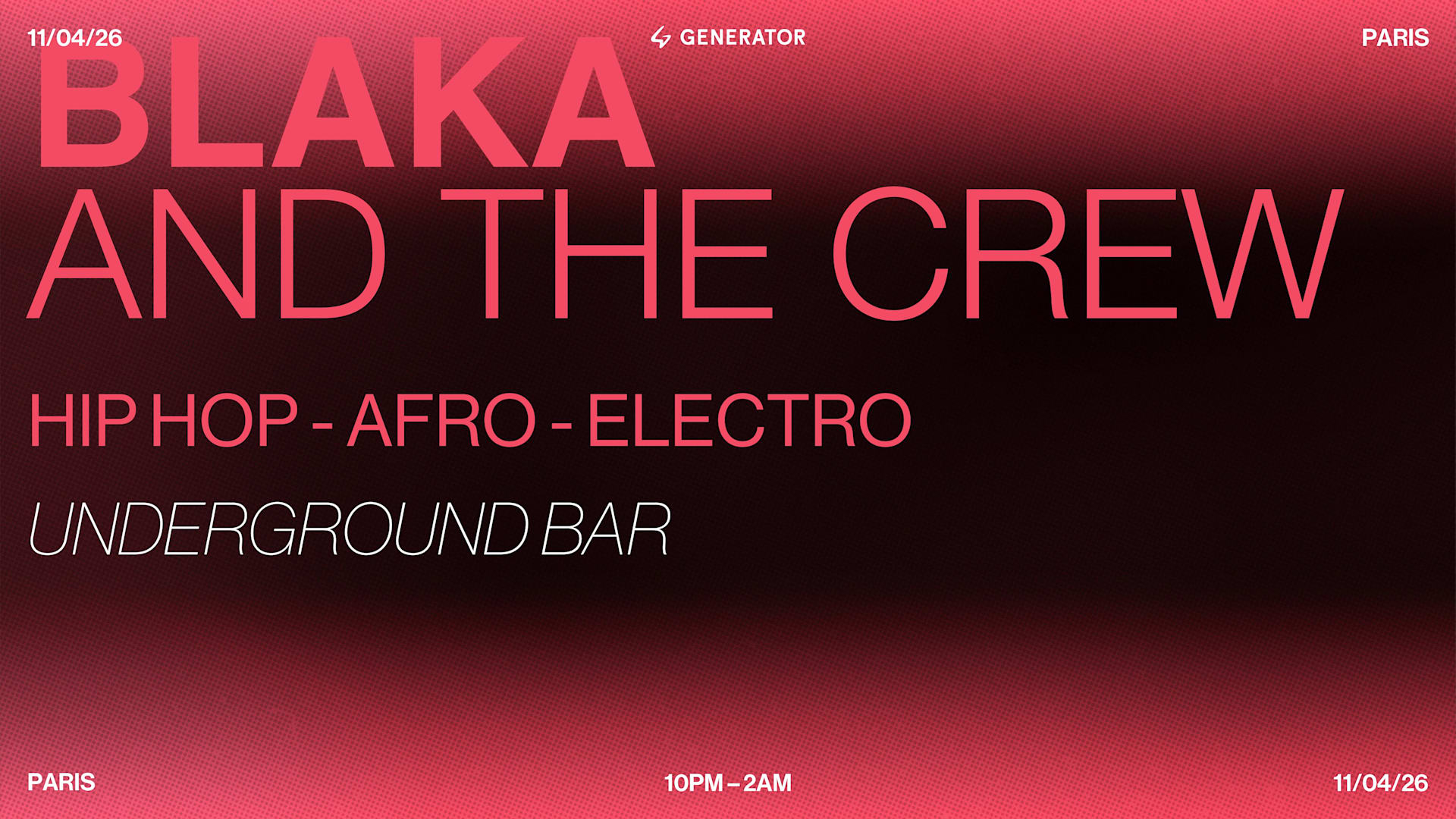 Blaka & The Crew Cover