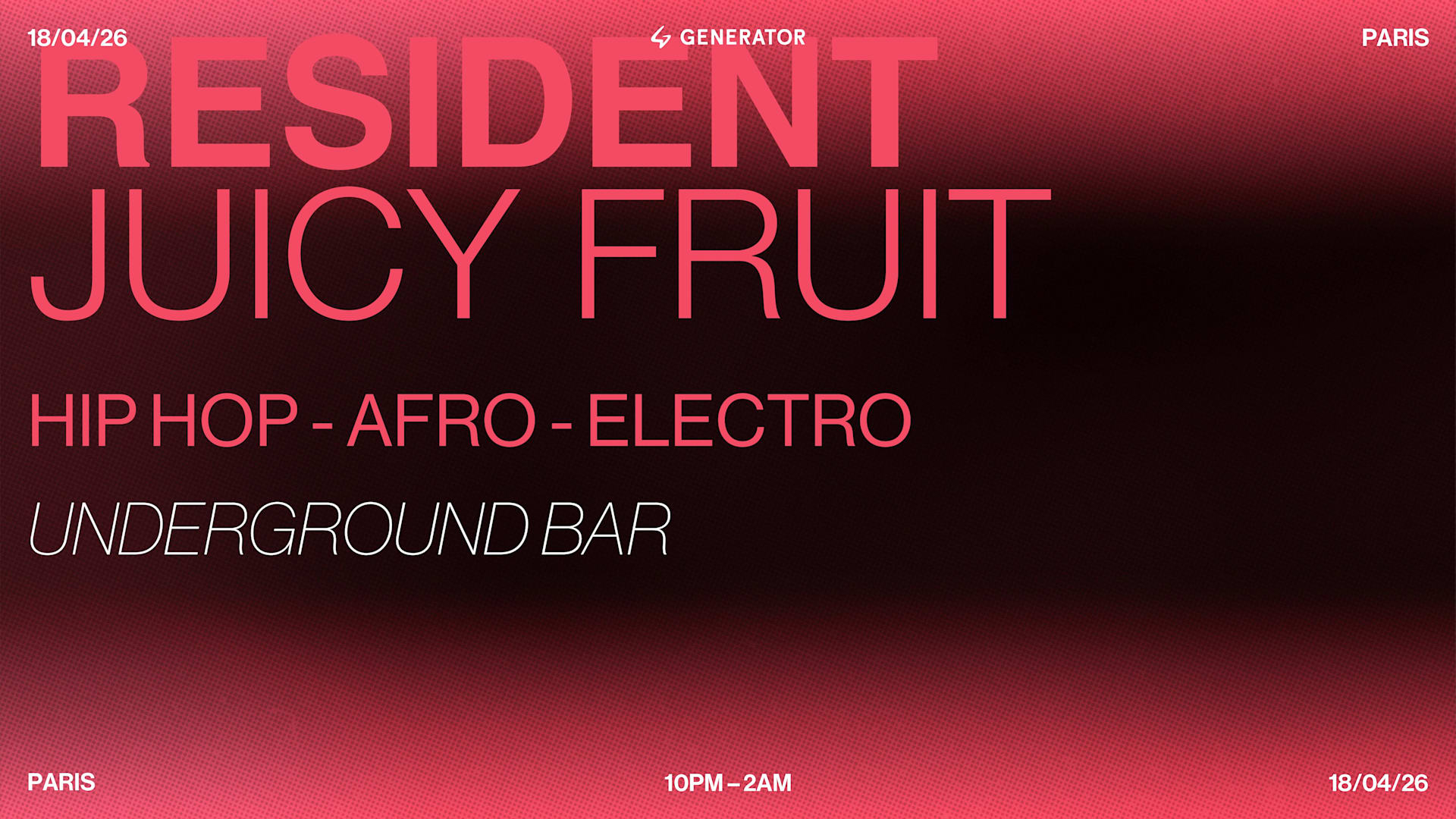 Gen Resident By Juicy Fruit Cover