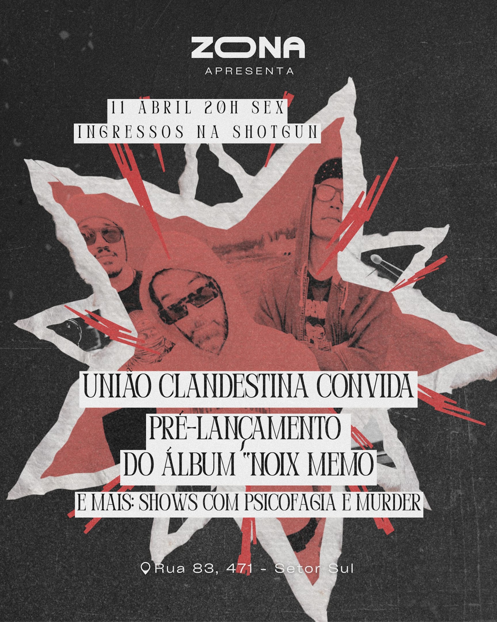 Pré-Lançamento Do Álbum “Noix Memo” União Clandestina Cover