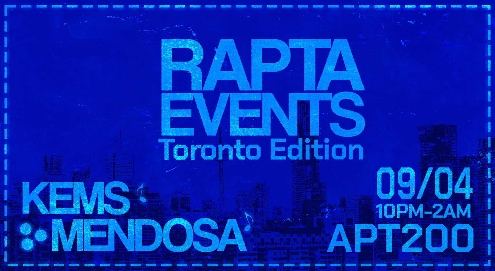 Rapta - French Rap Party Toronto Cover
