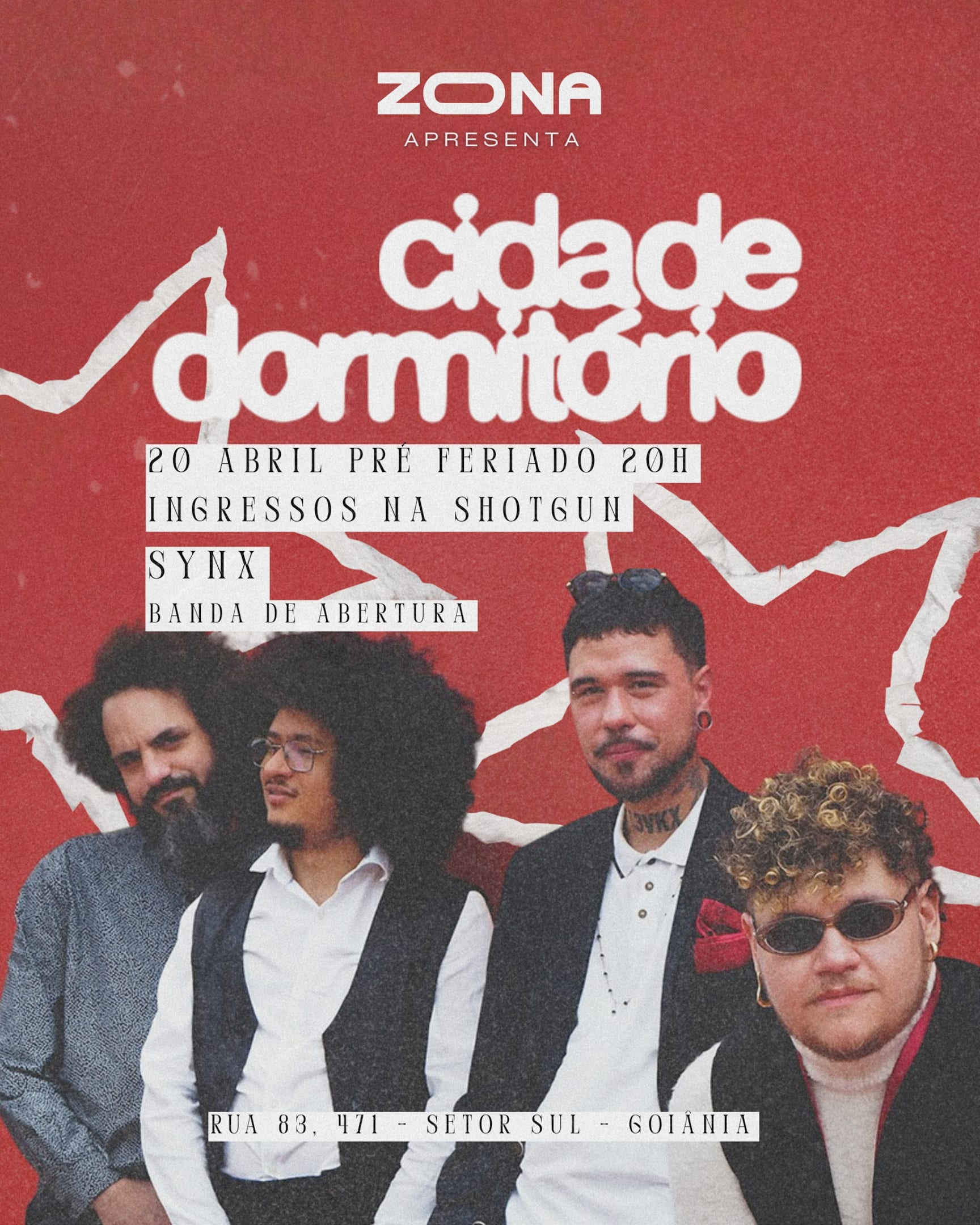 Zona Apresenta: Cidade Dormitorio / Synx Cover