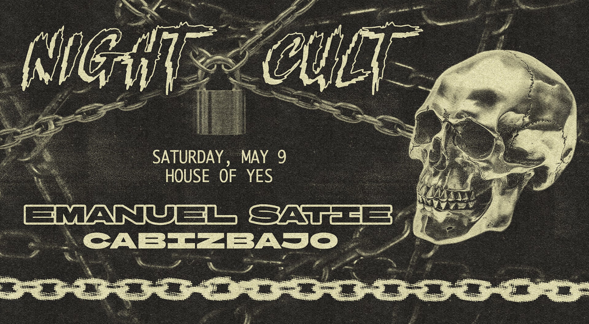 Night Cult: Emanuel Satie • Cabizbajo Cover