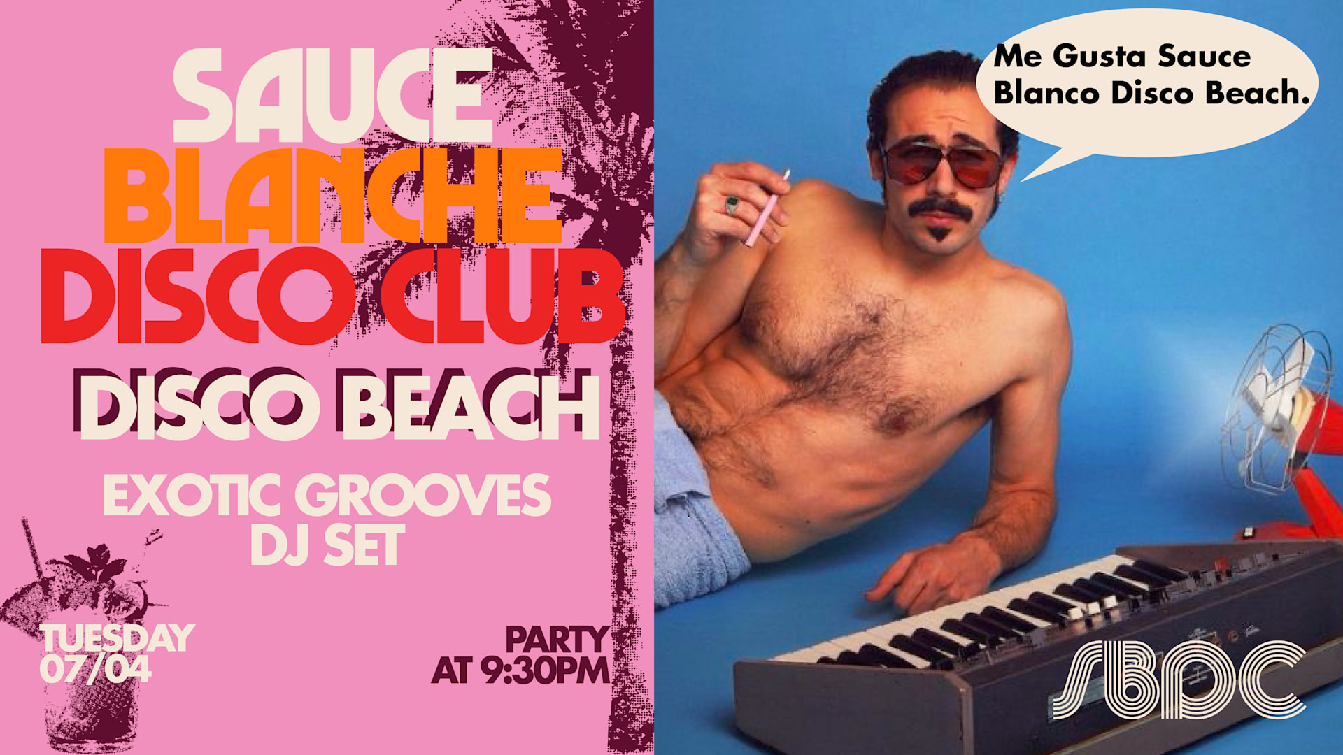 La Disco Beach By Sauce Blanche Disco Club Cover