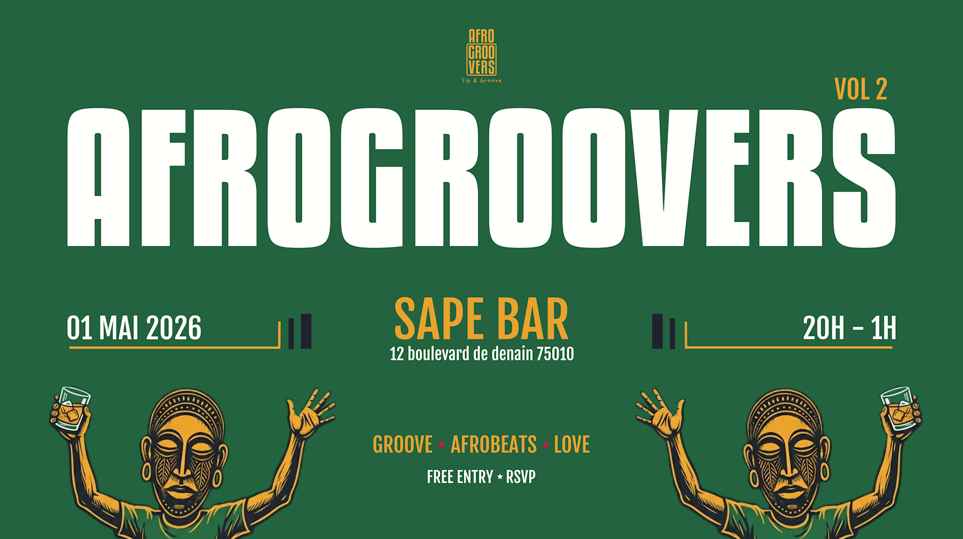 Afrogroovers Vol.2 Cover