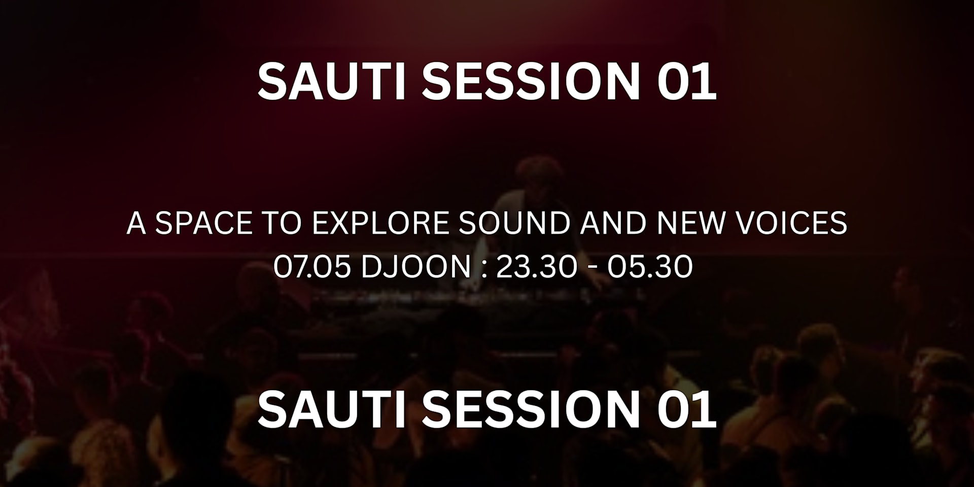 Sauti - Session 01 Cover