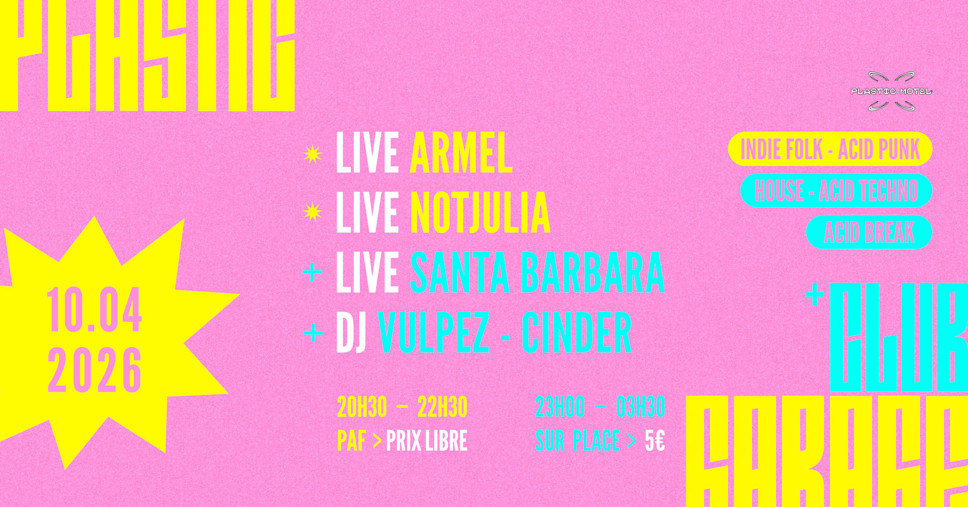 Plastic Garage+Club W/ Armel, Notjulia /+/ Ultratech Cover