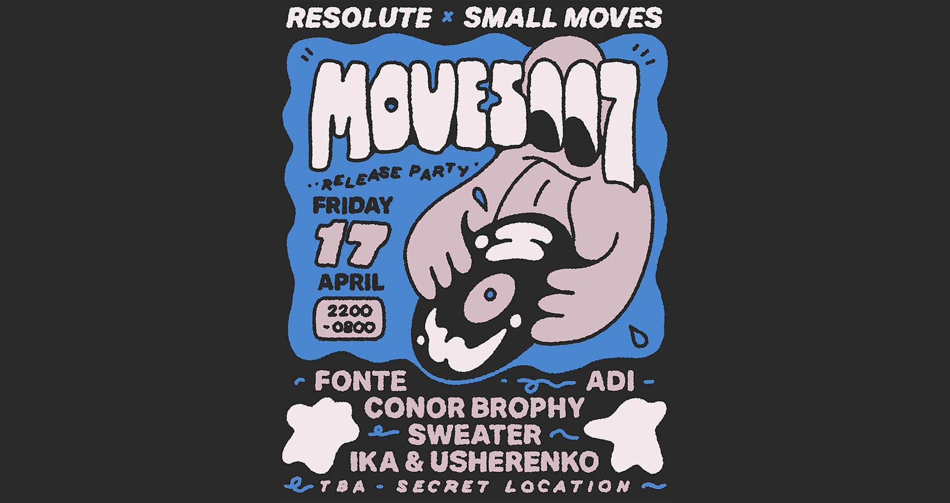 Resolute X Small Moves: Moves007 Release Party Cover