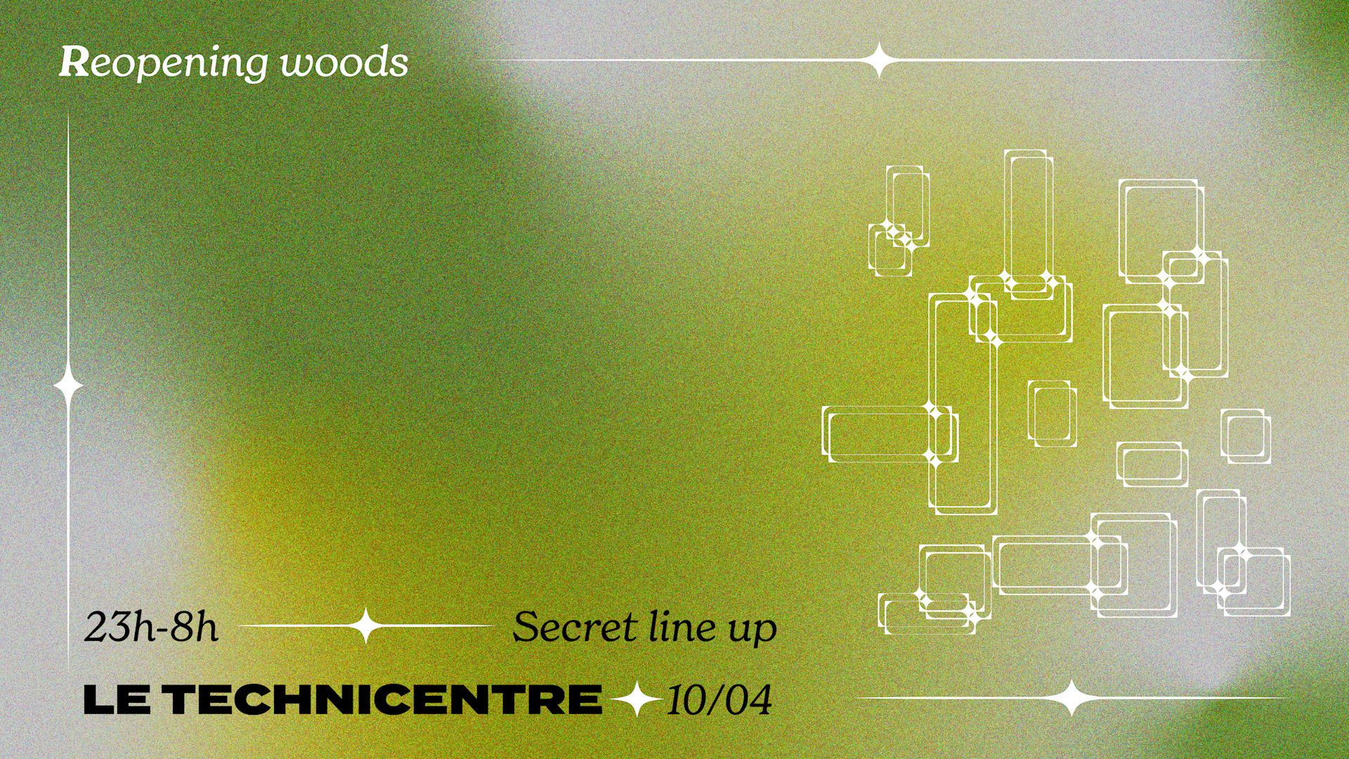 Le Technicentre : Re-Opening Woods Cover
