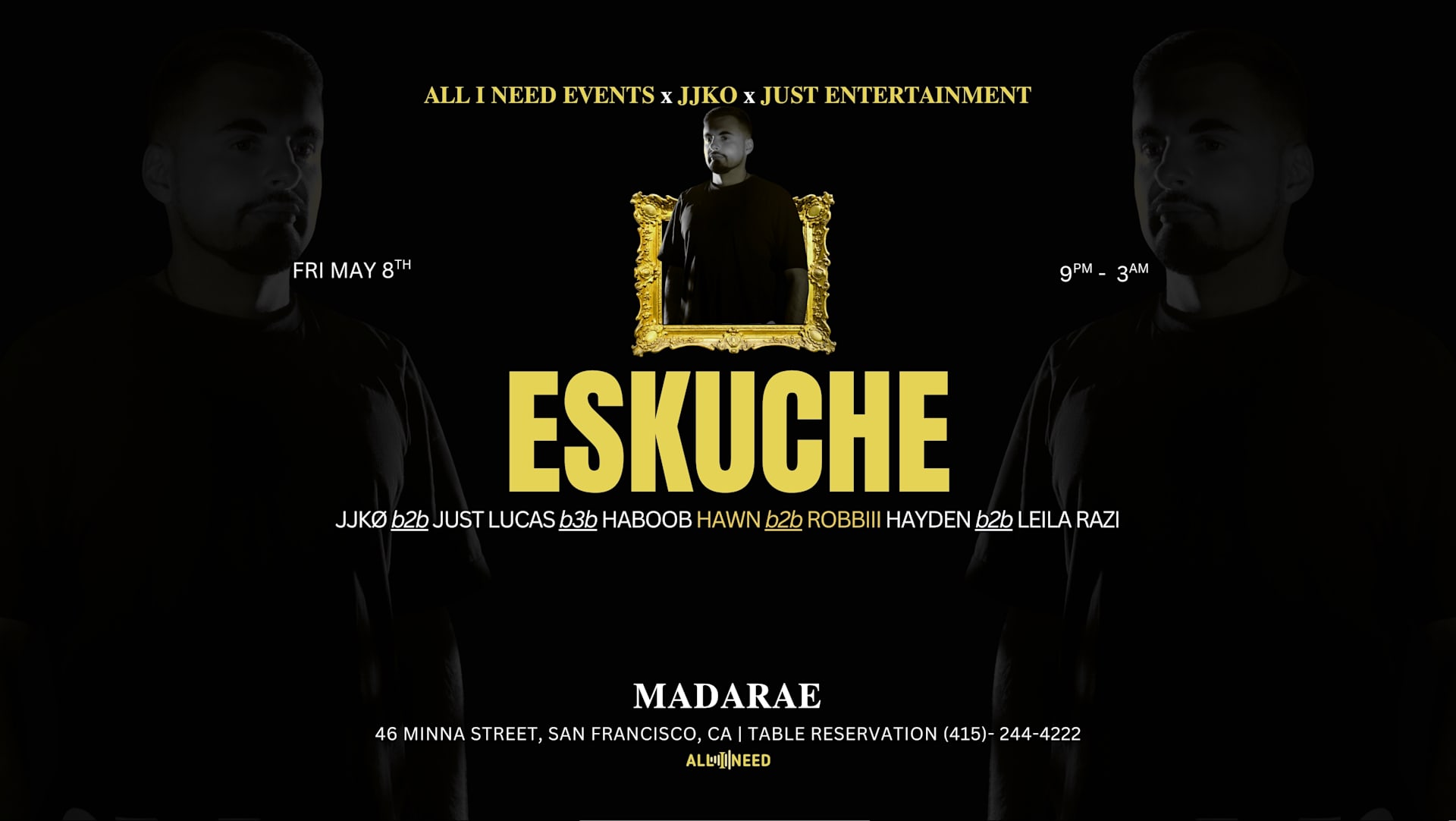 Eskuche (Tech House) At Madarae San Francisco Cover