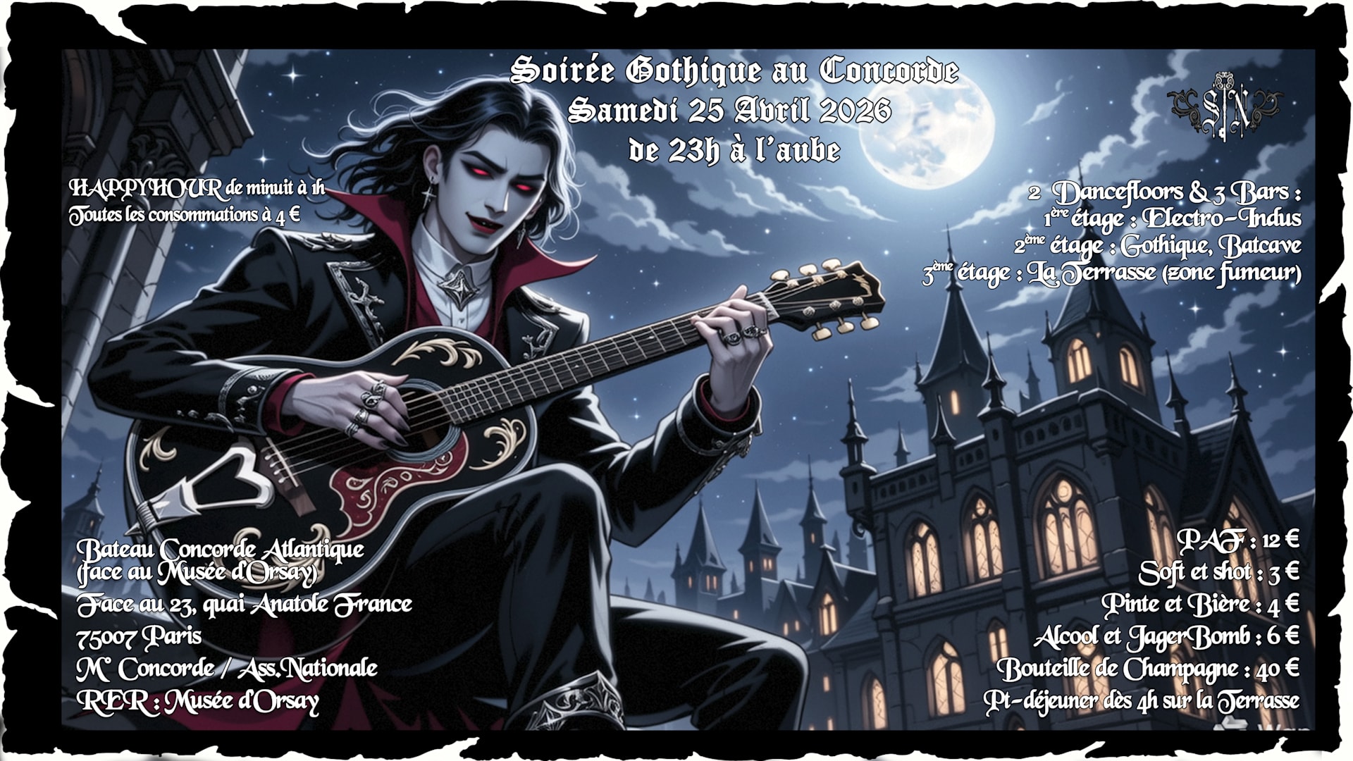 Soirée Gothique À Concorde Cover