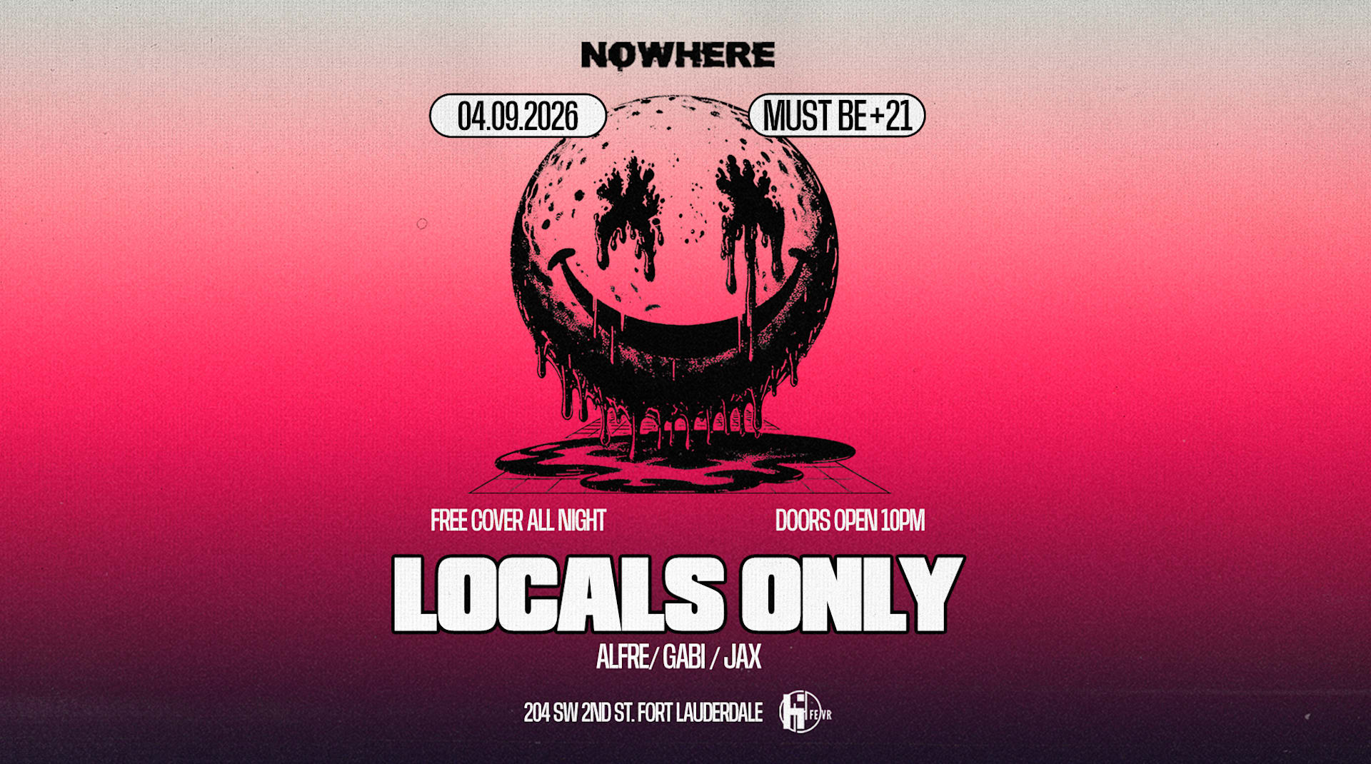 Locals Only @ Nowhere Cover