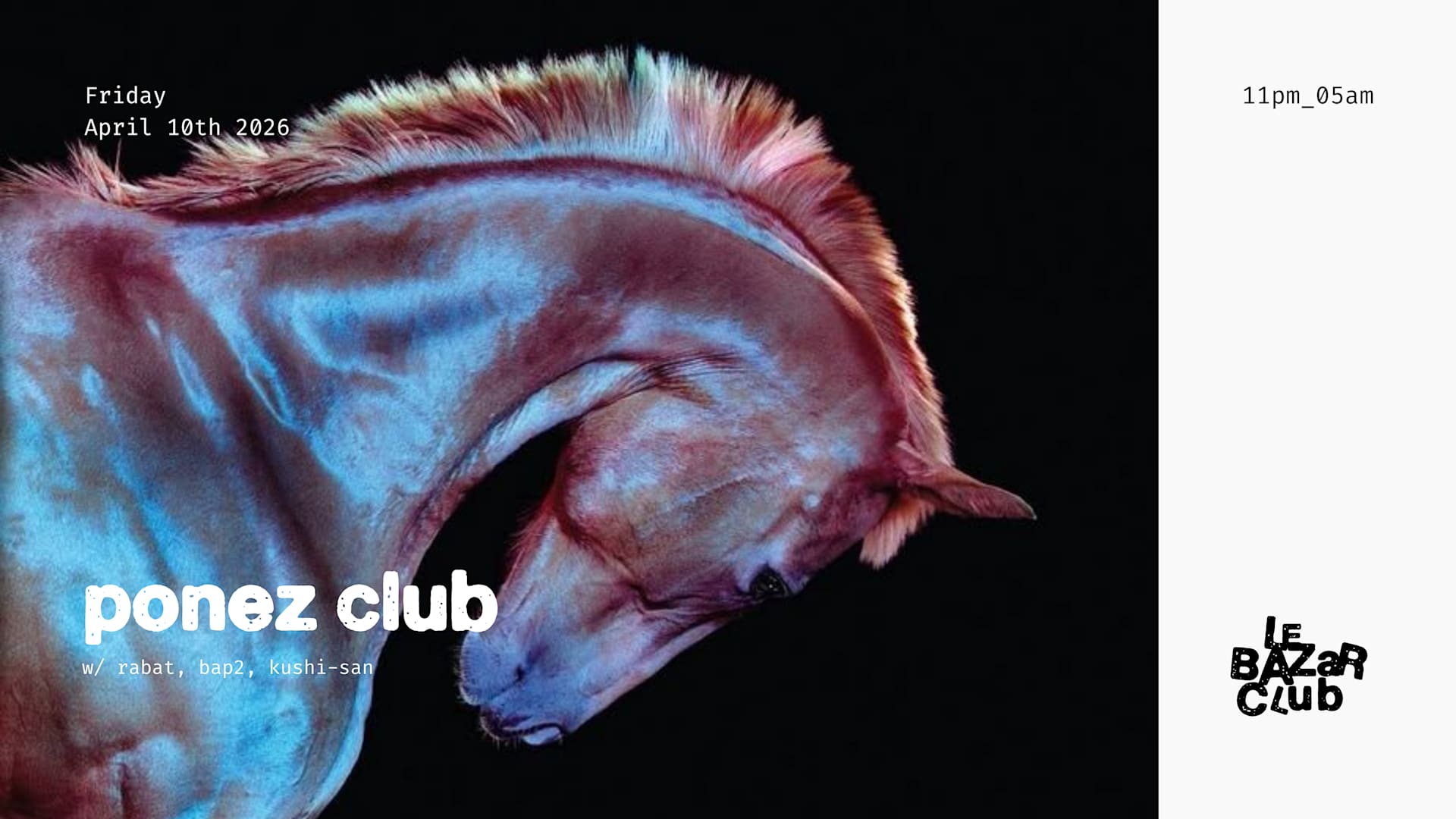 Ponez Club X Bazar Cover