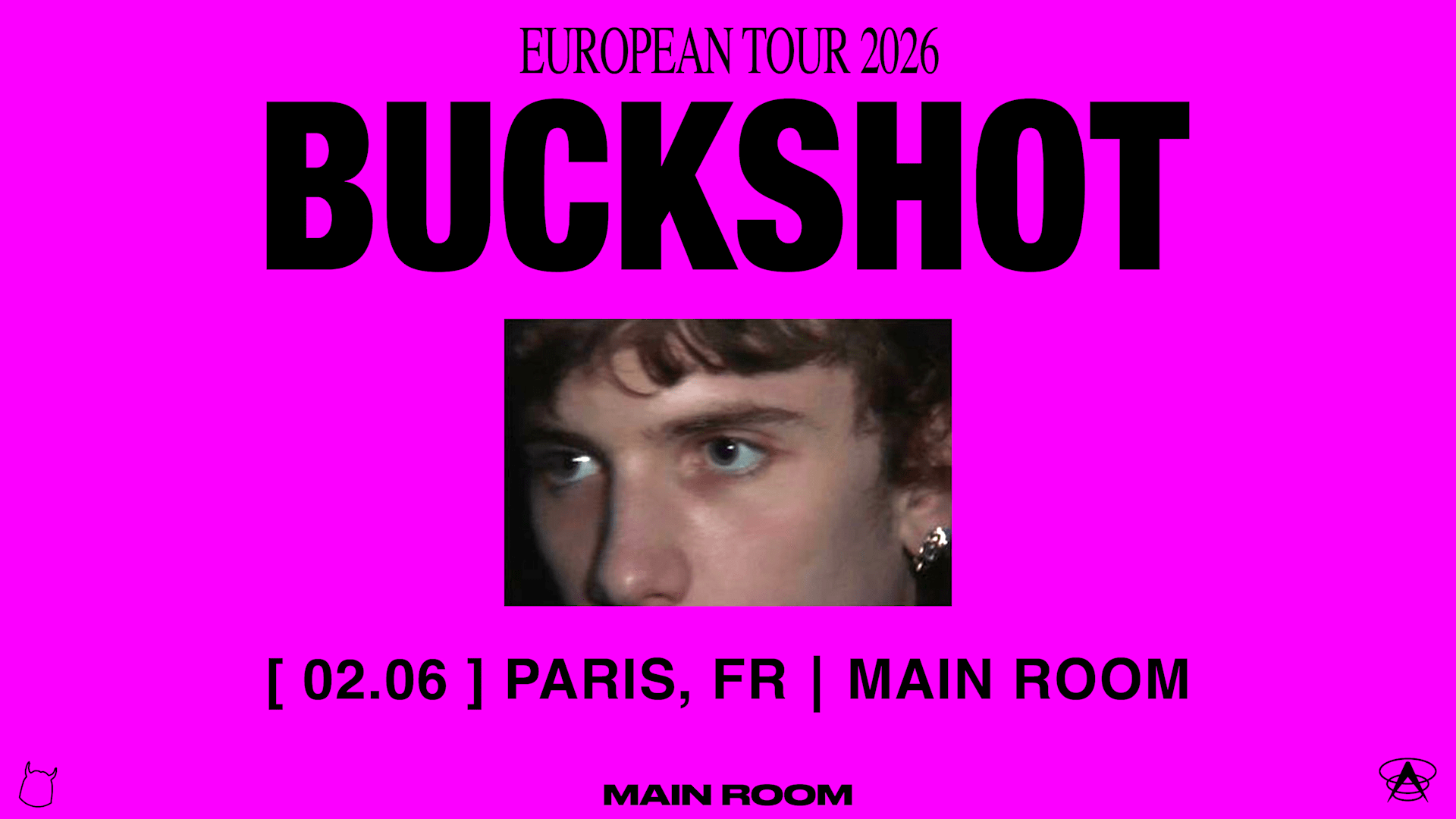 Buckshot Live In Paris - European Tour 2026 Cover