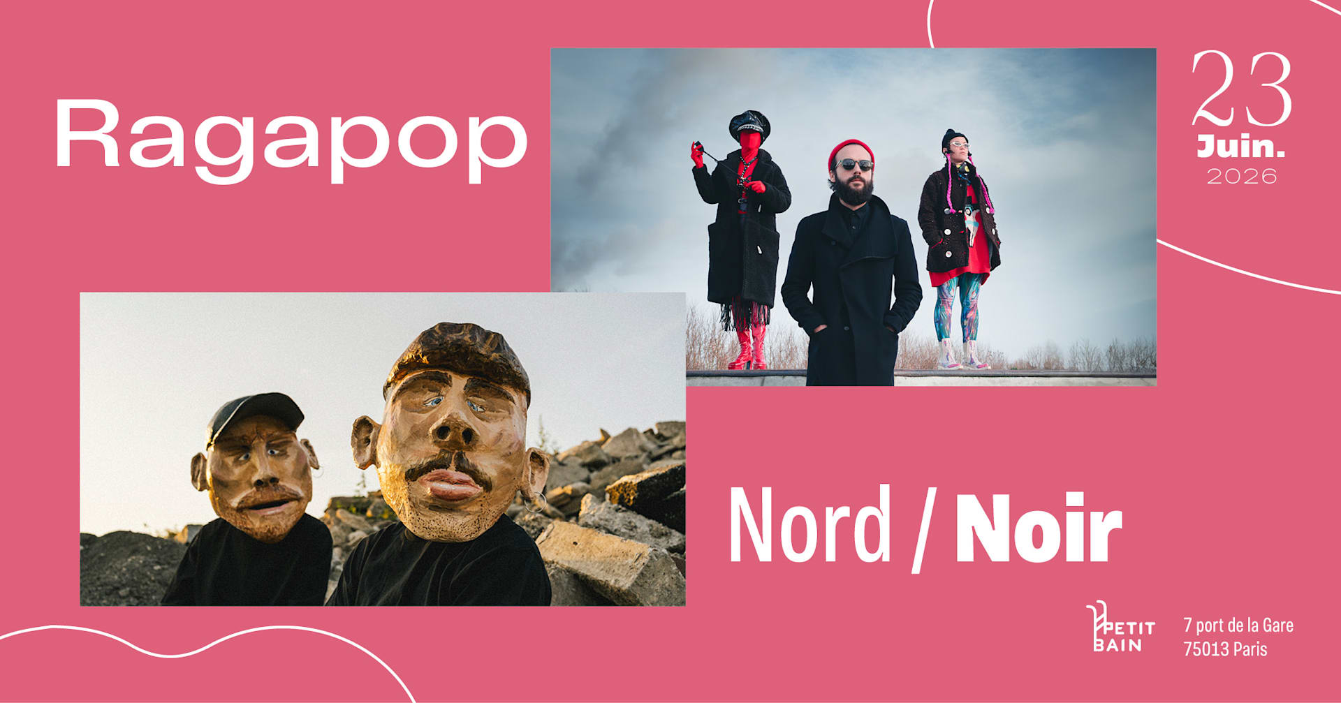 Double Release Party - Nord//Noir & Ragapop Cover