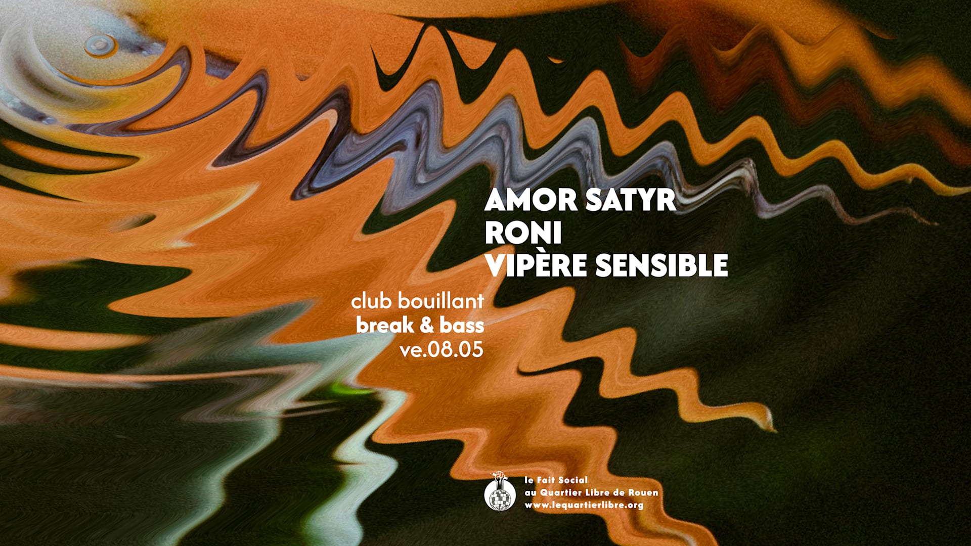 Club Bouillant - Amor Satyr · Roni · Vipère Sensible Cover