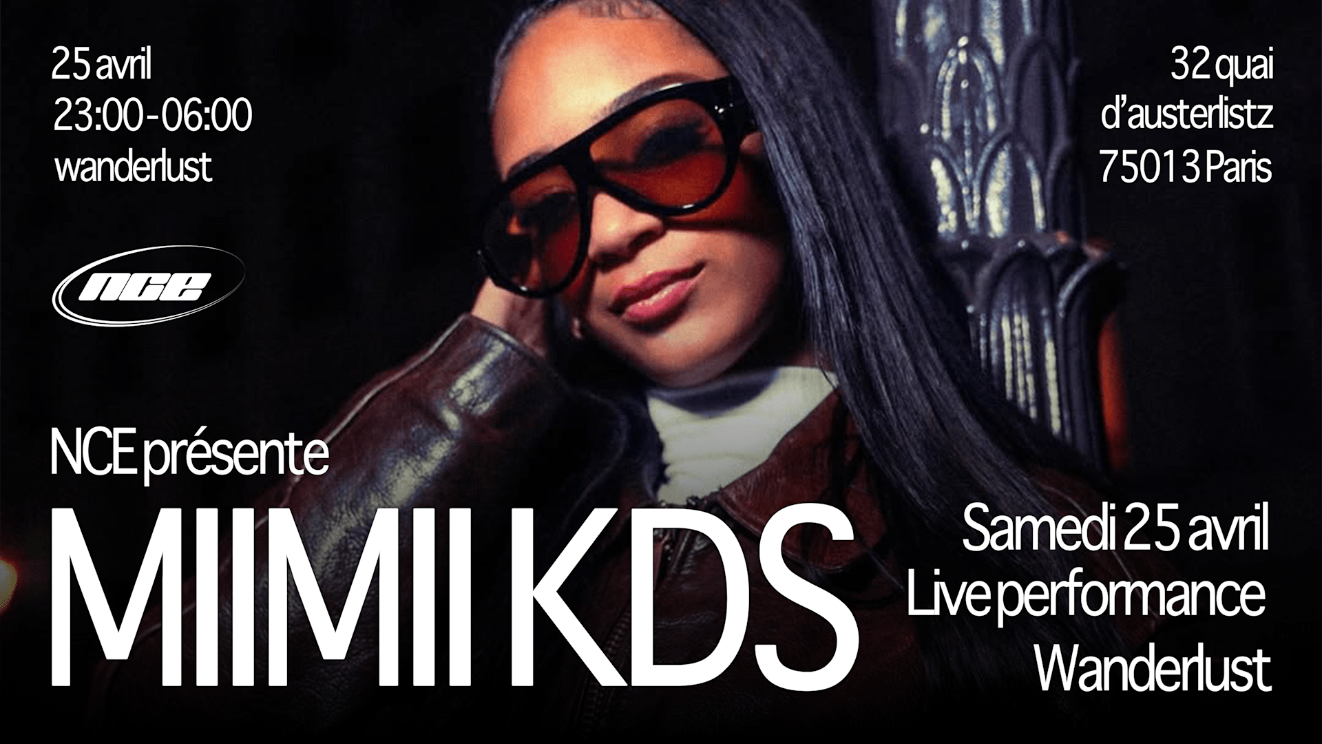Nce Paris W/ Miimii Kds (Live) & Guests Cover