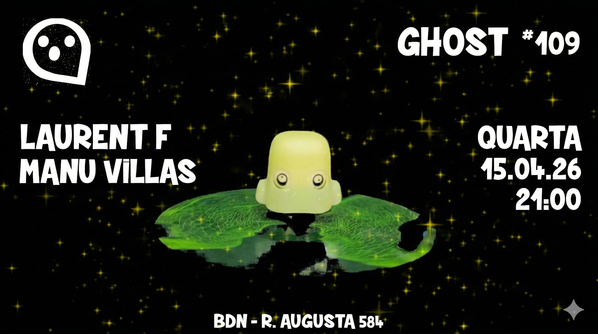 Ghost #109 — Laurent F & Manu Villas Cover