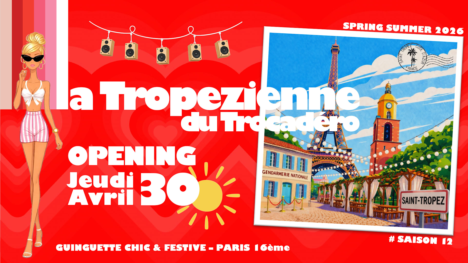La Tropezienne Du Trocadero I Opening 2026 I Apero Clubbing Cover