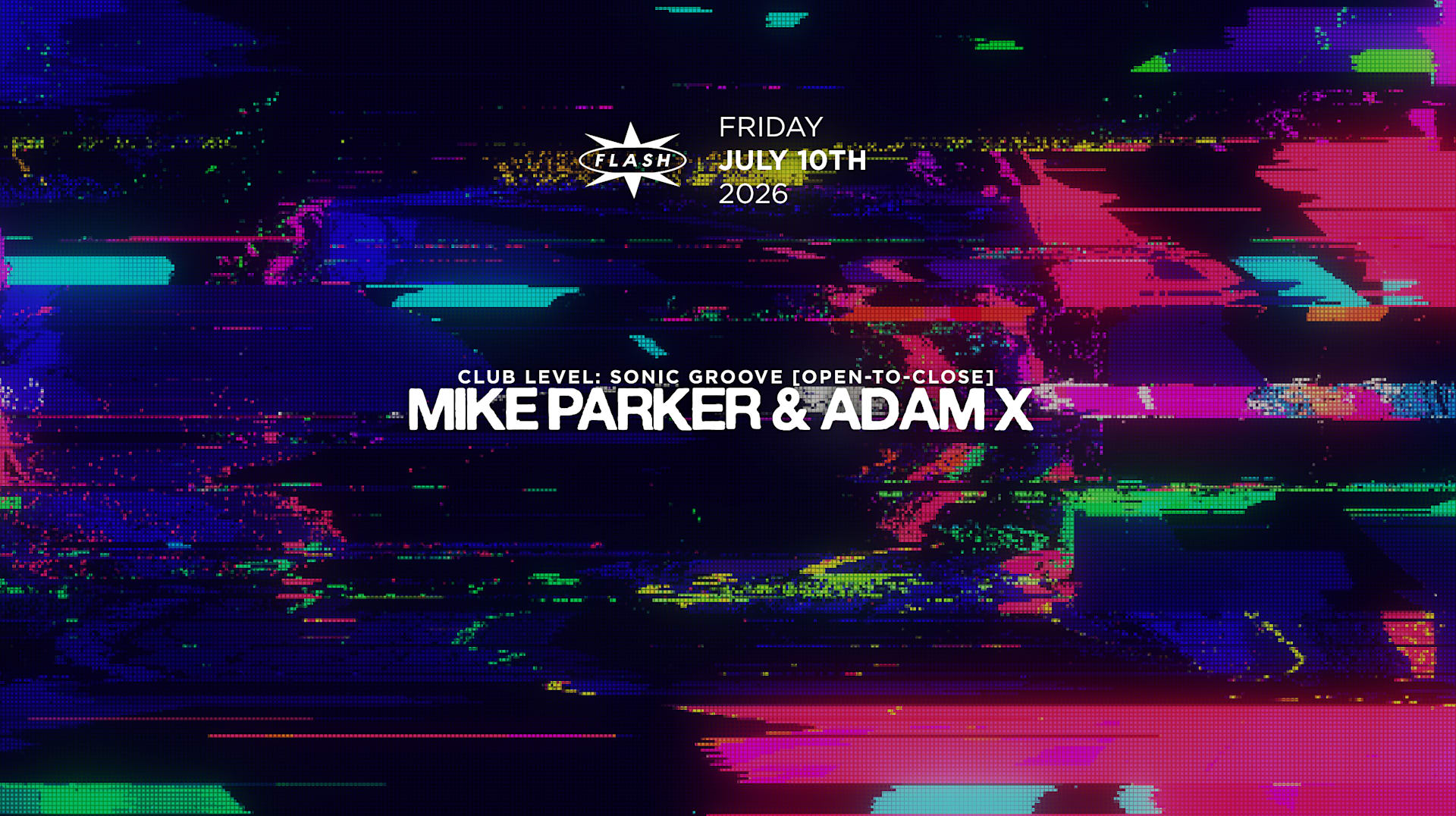 Sonic Groove: Mike Parker & Adam X [Open-To-Close] Cover